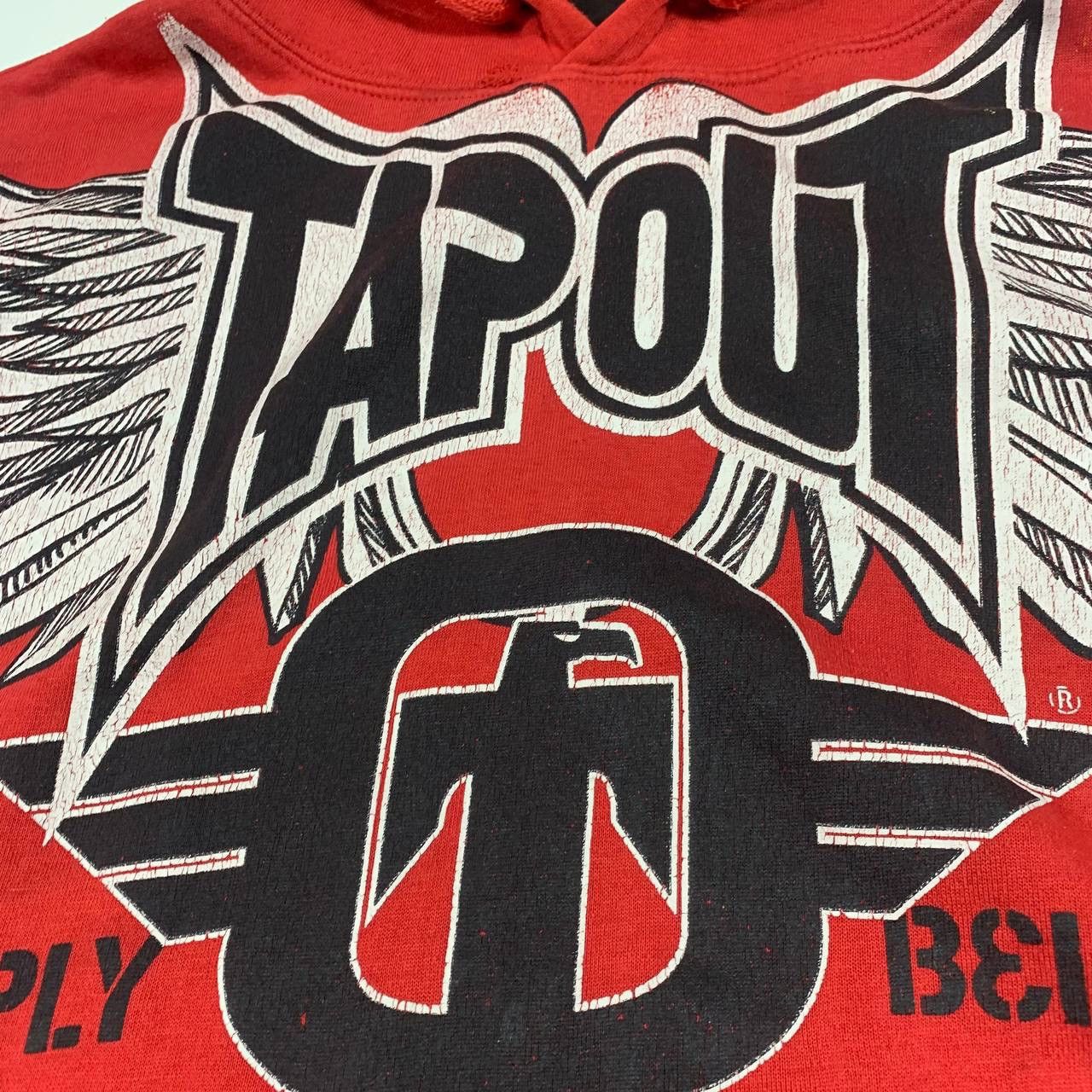 Other vintage tapout big logo y2k boxy hoodie rap streetwear Size US XL / EU 56 / 4 - 8 Thumbnail