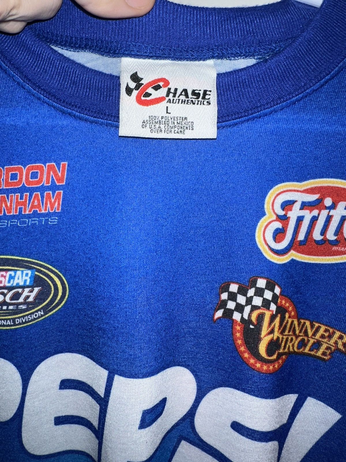 Pepsi × Vintage Vintage Pepsi Fritos Chase Authentics 1999 Nascar Shirt Size US L / EU 52-54 / 3 - 7 Thumbnail