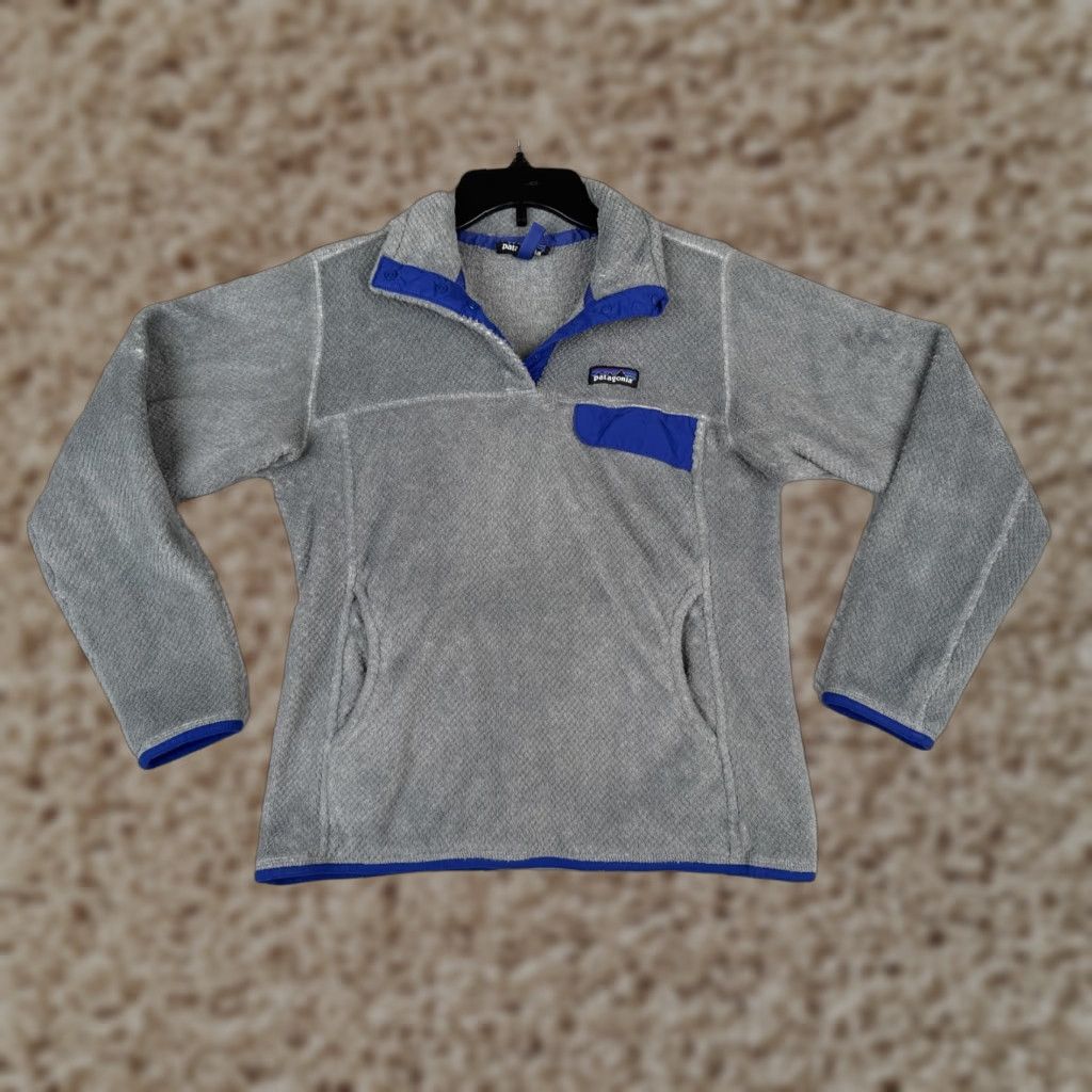 Patagonia Patagonia Sweatshirt Womens Medium Gray Re-Tool Snap-T Pullover Mock Neck Fleece Size M / US 6-8 / IT 42-44 - 1 Thumbnail