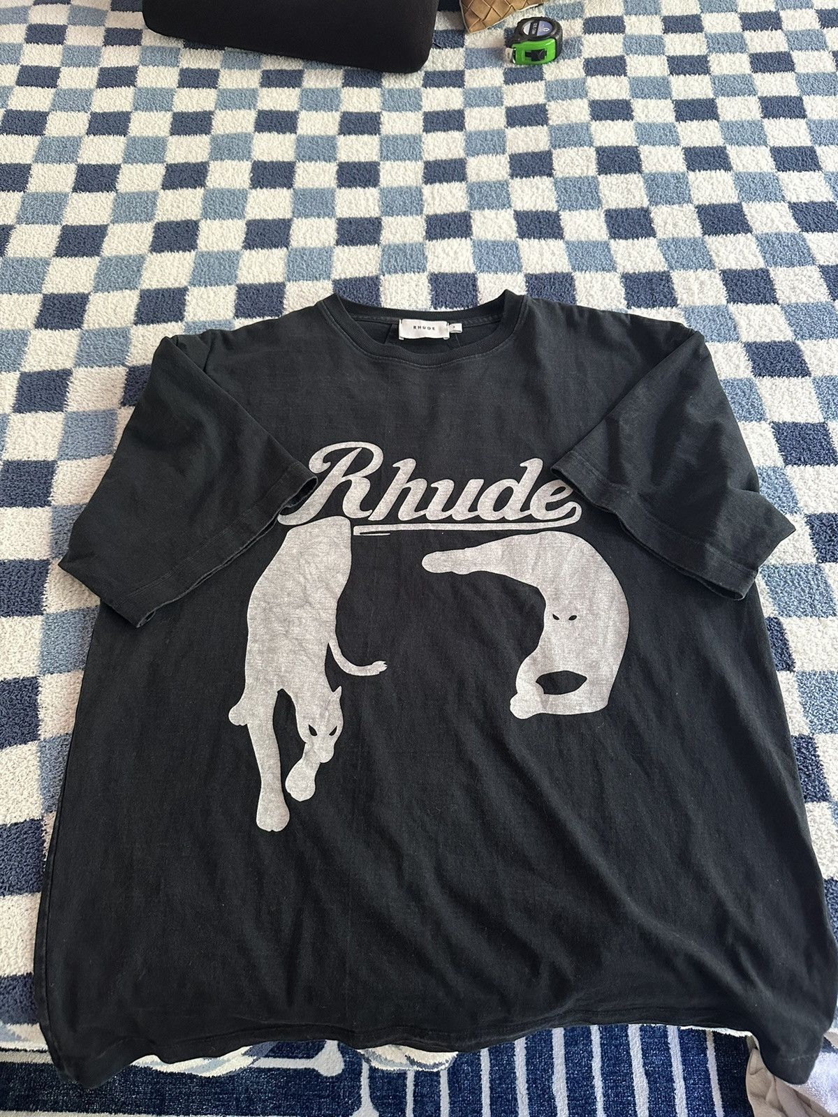 Rhude Rhude Black Cat Graphic Tee Size US S / EU 44-46 / 1 - 3 Thumbnail