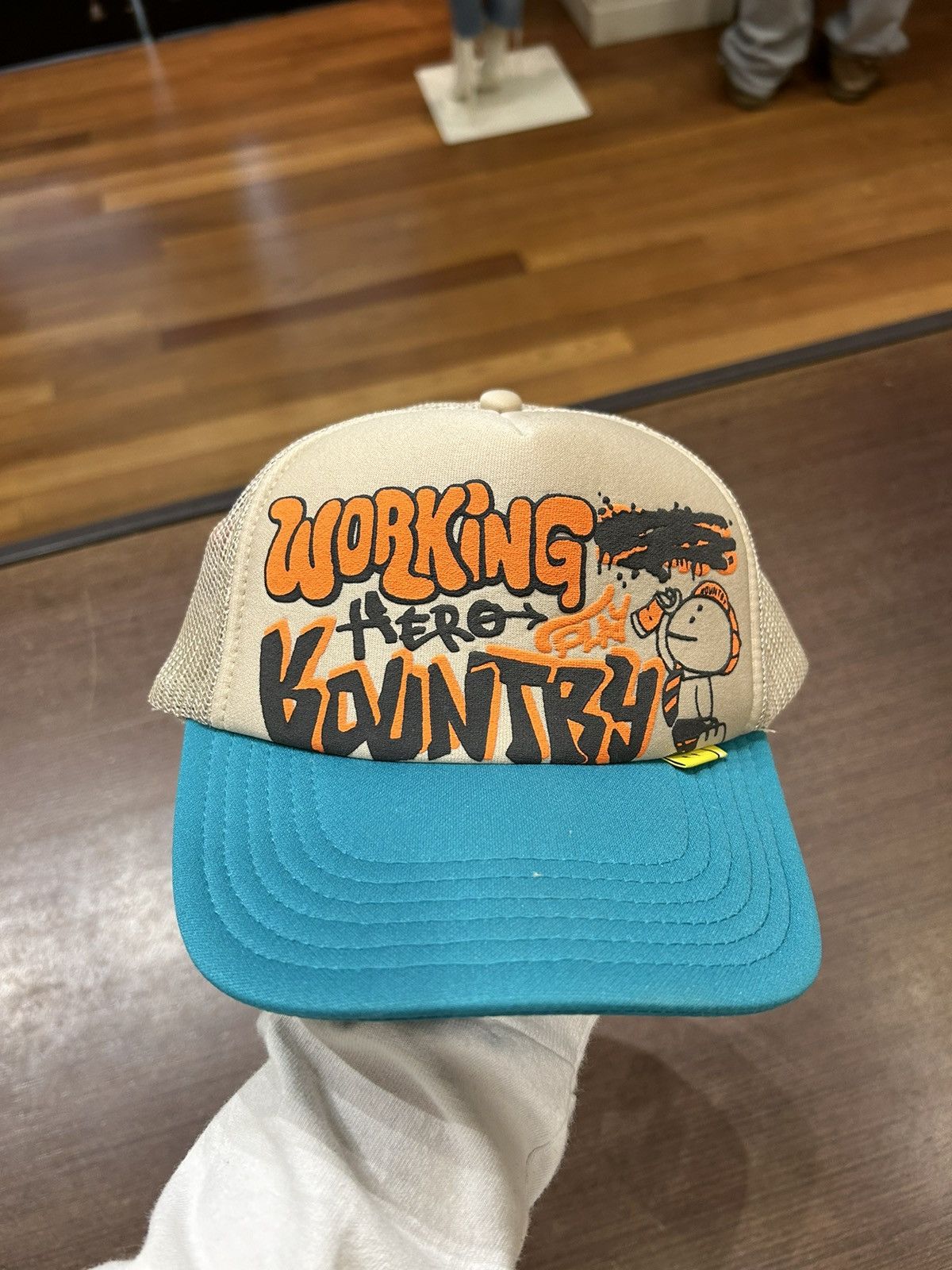 KAPITAL キャピタルWORKING HERO KOUNTRY キャップ Amazon.com: Working Class Hero Kountry Trucker Hat, OS
