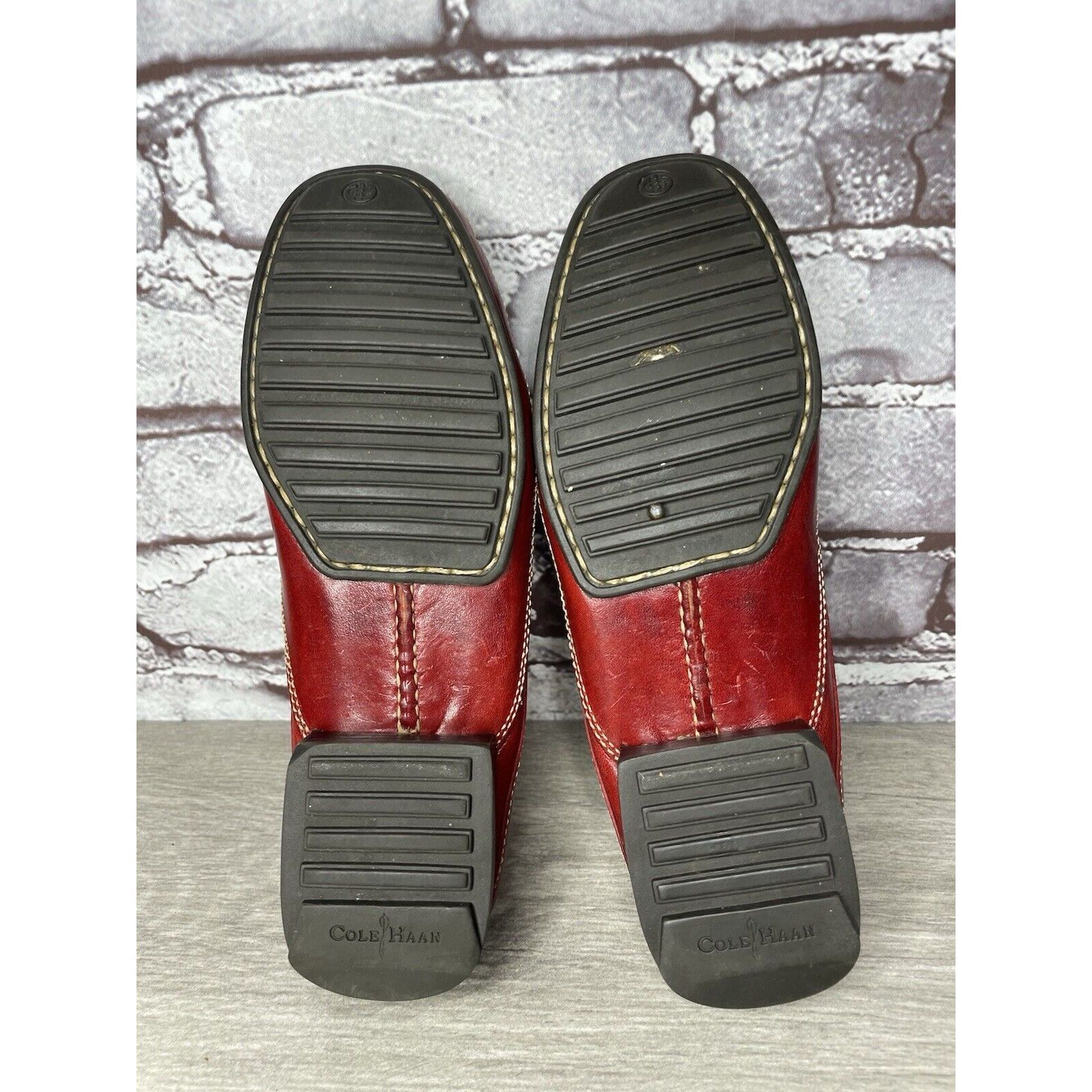Cole Haan Cole Haan Country Red Leather Strap Mules Shoes Women Sz 6.5 Size US 6.5 / IT 36.5 - 13 Thumbnail