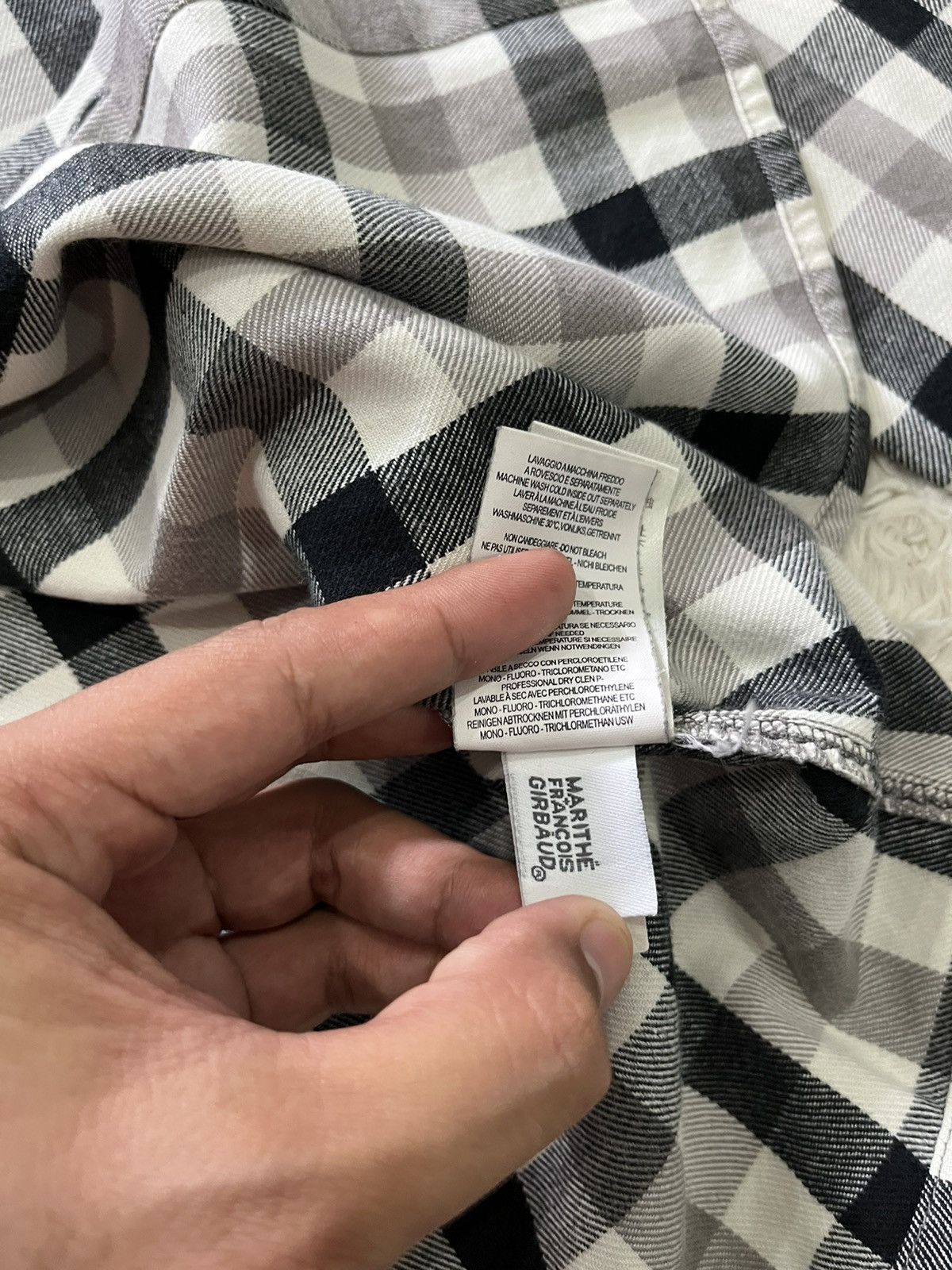 Marithe + Francois Girbaud marithe francois girbaud plaid design shirt Size US M / EU 48-50 / 2 - 6 Thumbnail