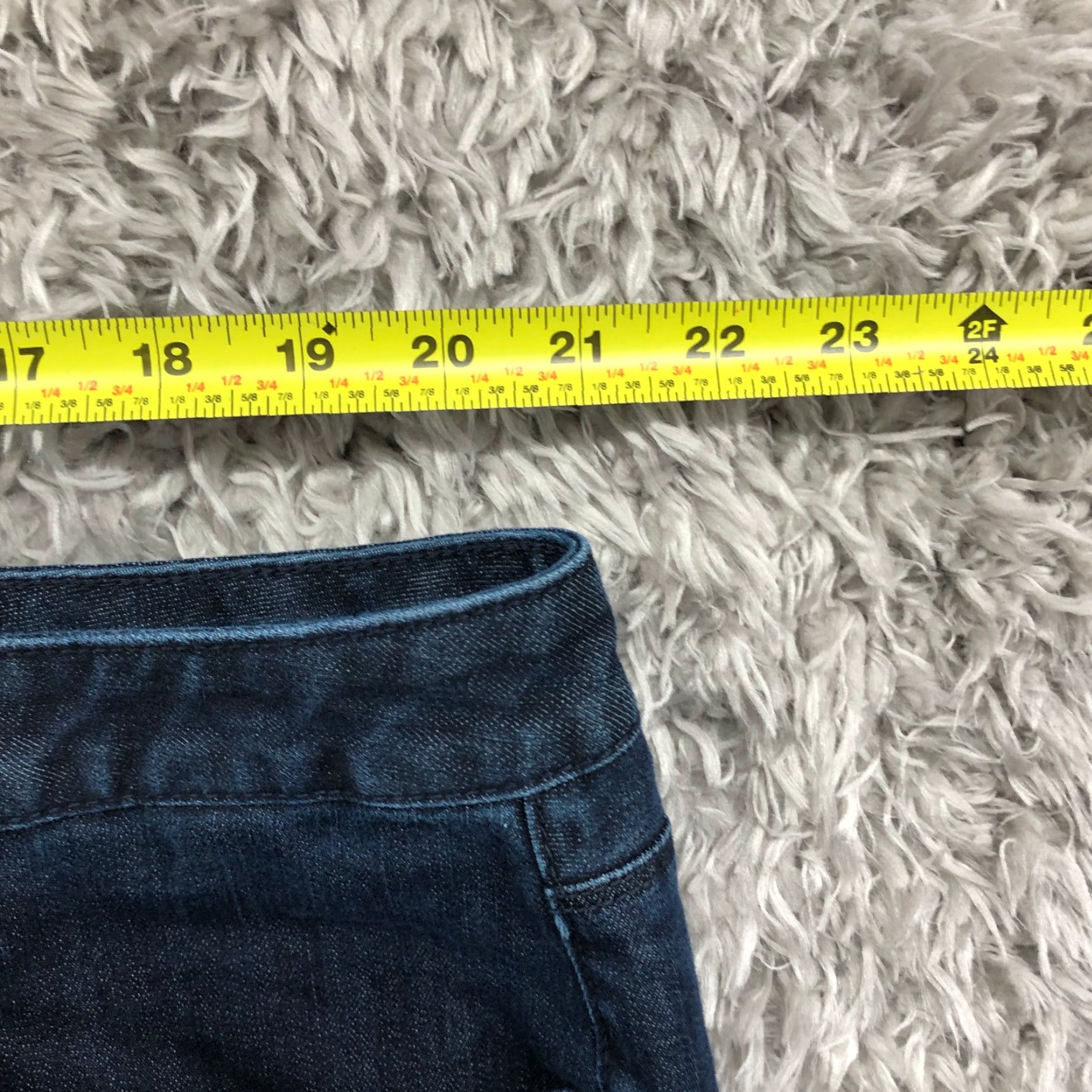 Coldwater Creek Coldwater Creek Curvy Fit Jeans Plus Size 24 Womens Mid Dark Wash Blue Denim Bootcut Size 42" / US 20 - 2 Thumbnail