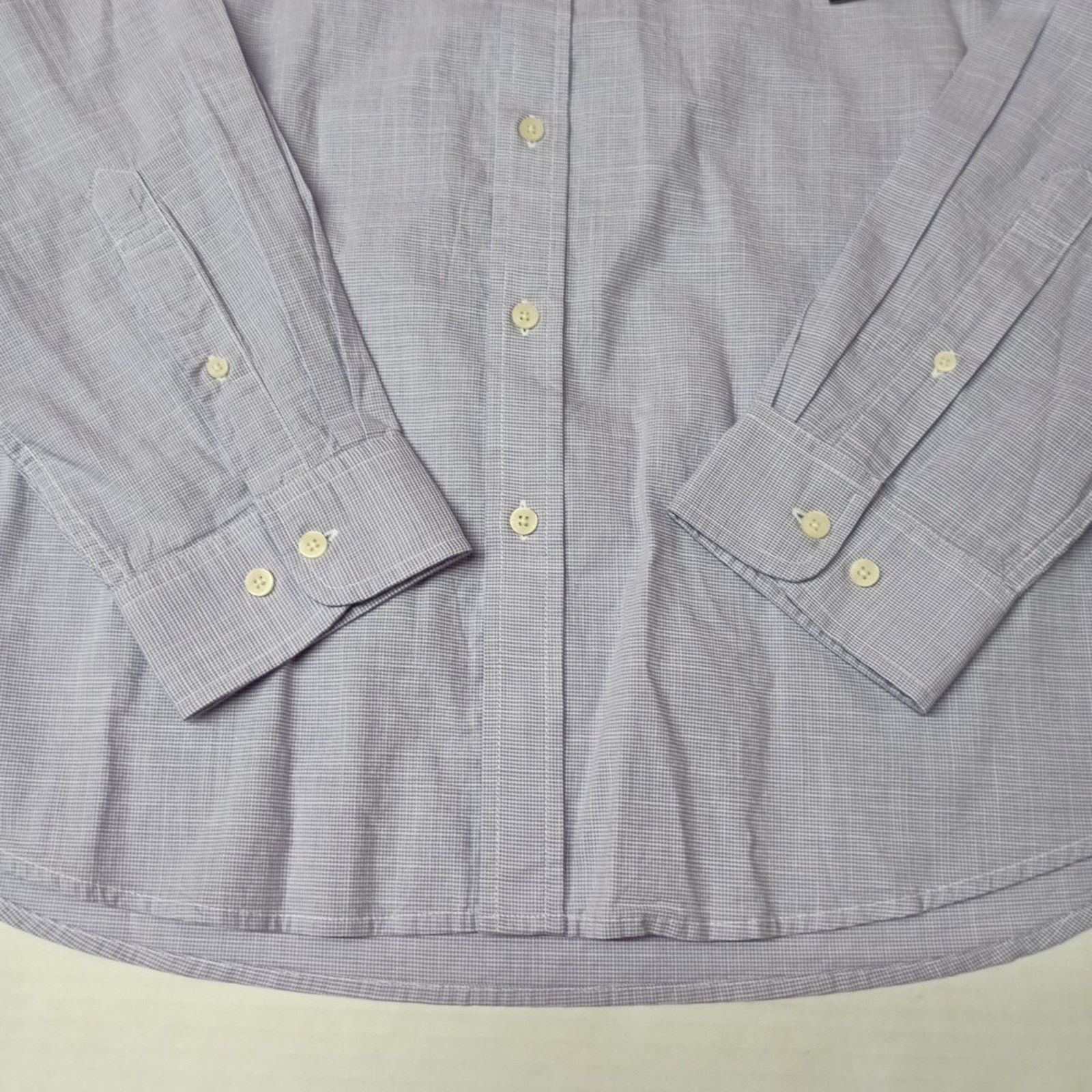 U.S. Polo Assn. U.S. Polo Assn. Woven Shirt Men's 2XL Violet Trail Checkered Size US XXL / EU 58 / 5 - 2 Thumbnail