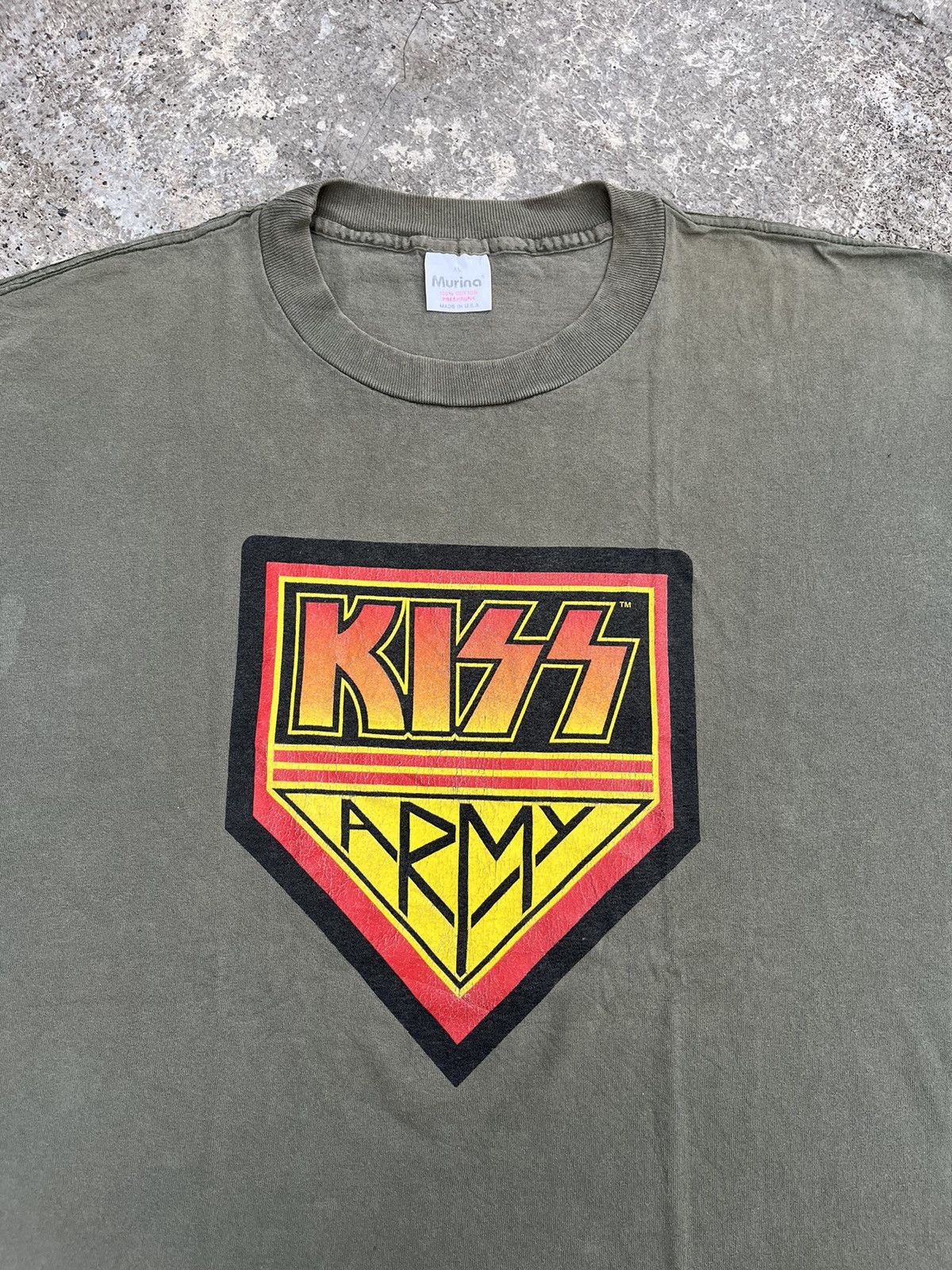 KISS × Vintage T-shirt Vintage Kiss Army 1996 Size US XL / EU 56 / 4 - 3 Thumbnail