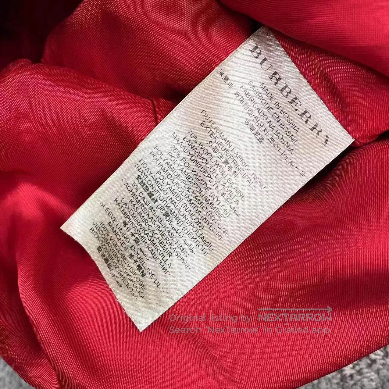 Burberry Burberry Red coat| Size XS / US 0-2 / IT 36-38 - 4 Thumbnail