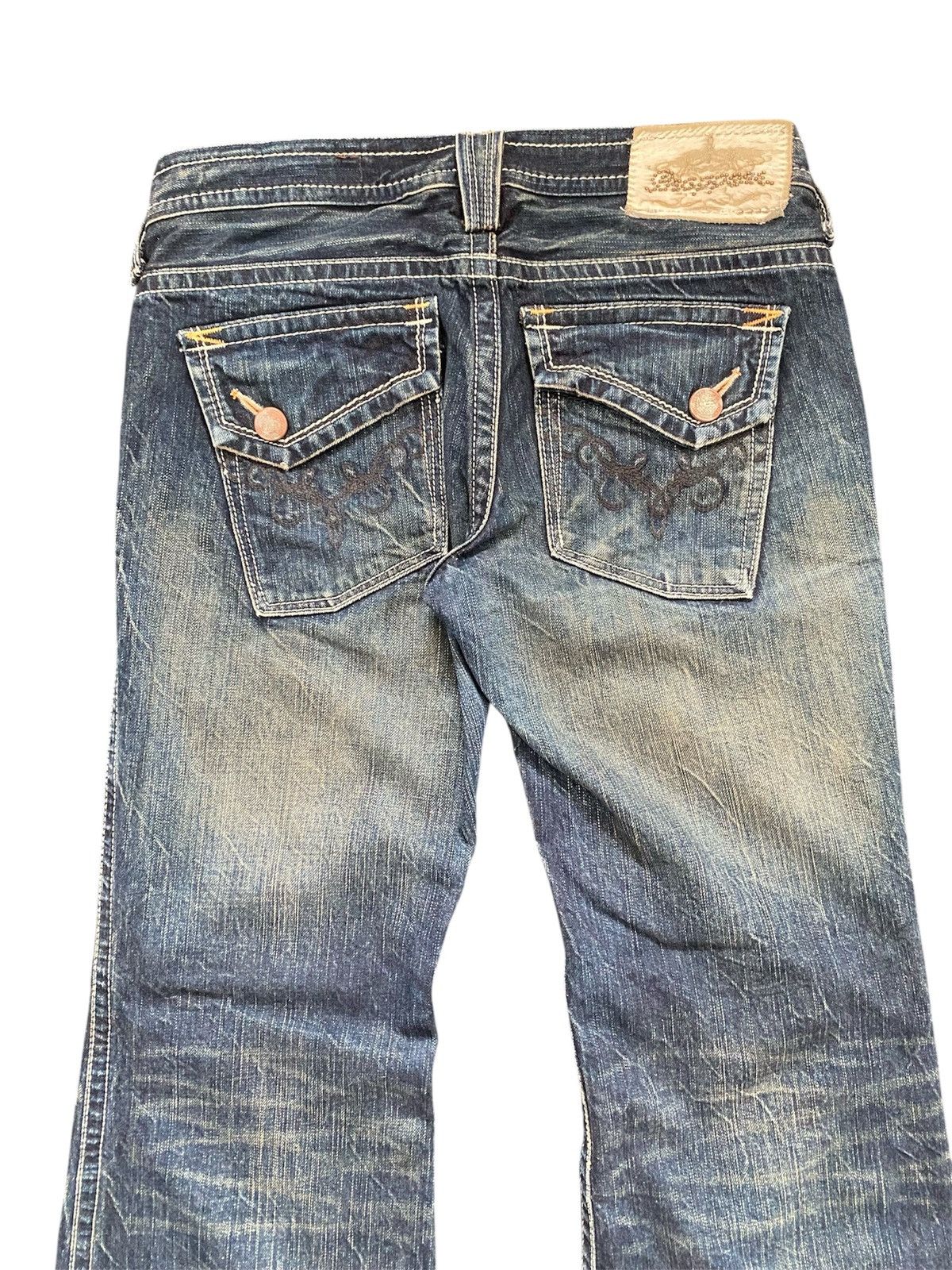 Japanese Brand Brappers Flared Denim Size US 30 / EU 46 - 8 Thumbnail
