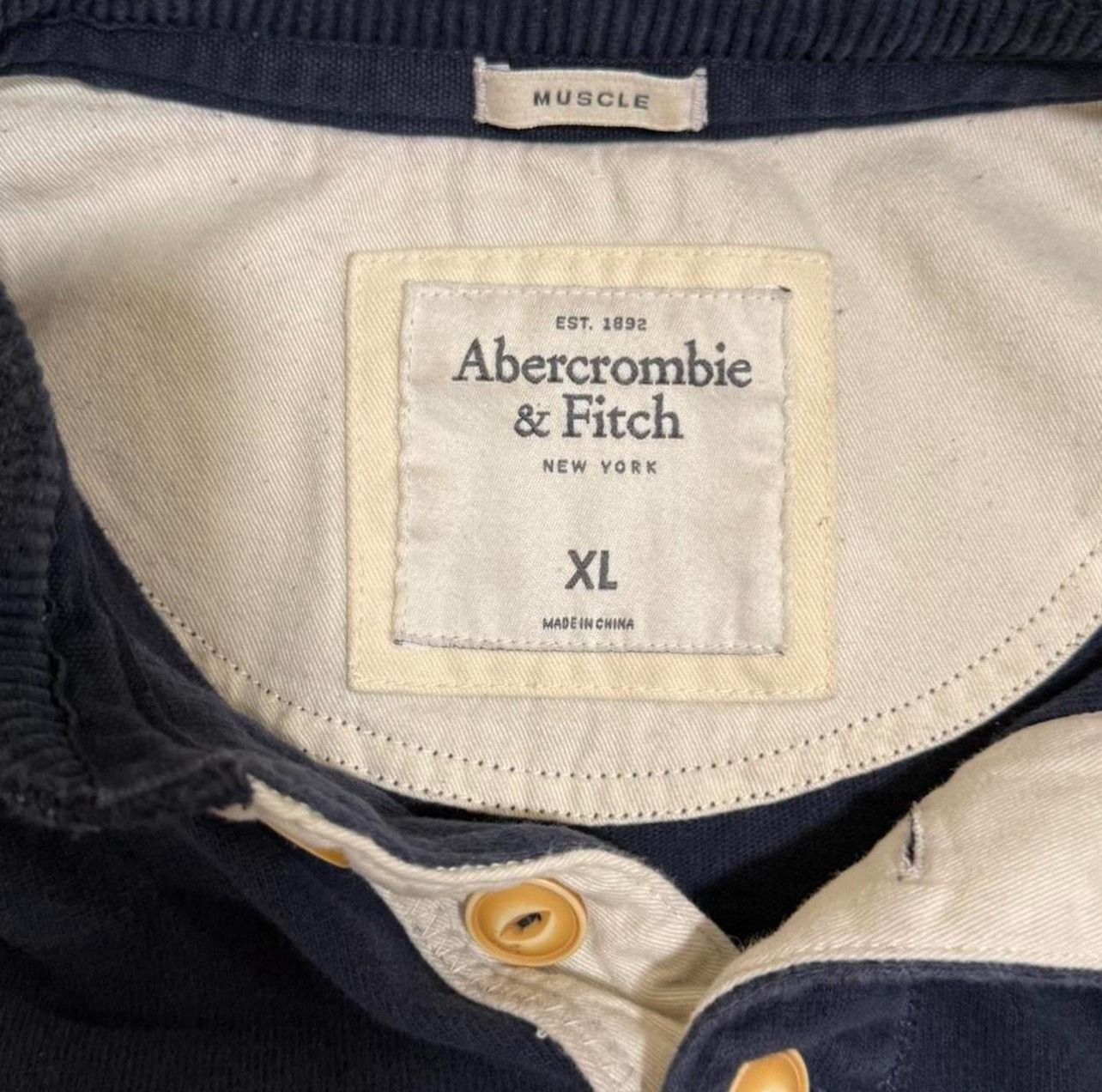 Abercrombie & Fitch Abercrombie navy ls Size US XL / EU 56 / 4 - 5 Thumbnail