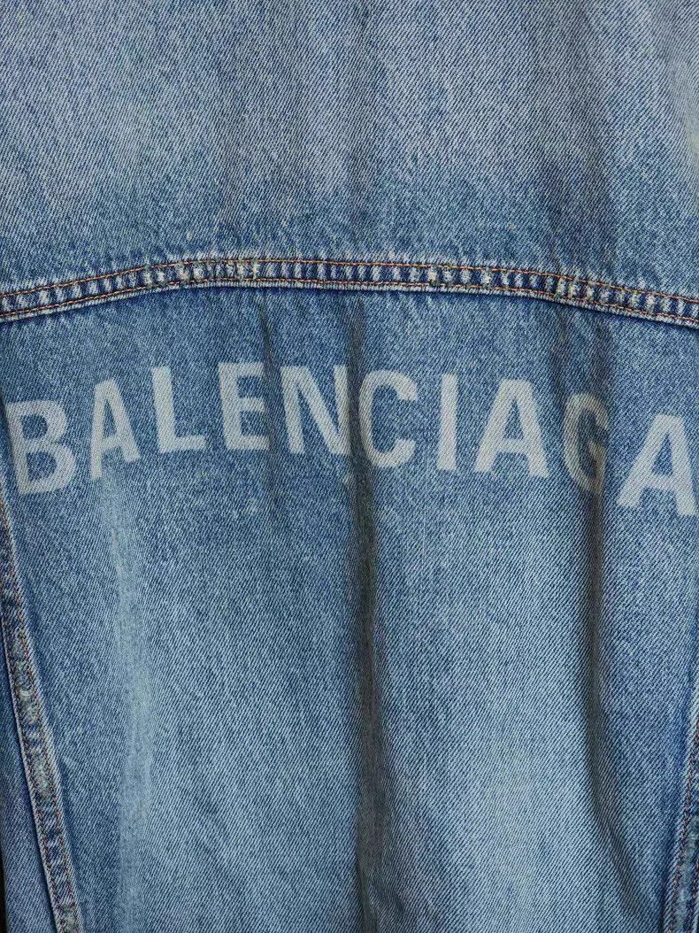 Balenciaga Balenciaga Denim Jacket Size US M / EU 48-50 / 2 - 5 Thumbnail