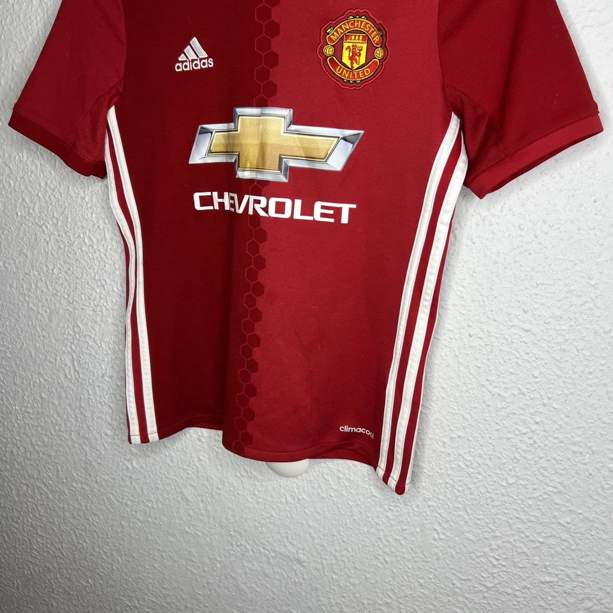 Nike Nike Manchester United Pogba 6 Home Kit Jersey Tshirt Red Size US XS / EU 42 / 0 - 3 Thumbnail