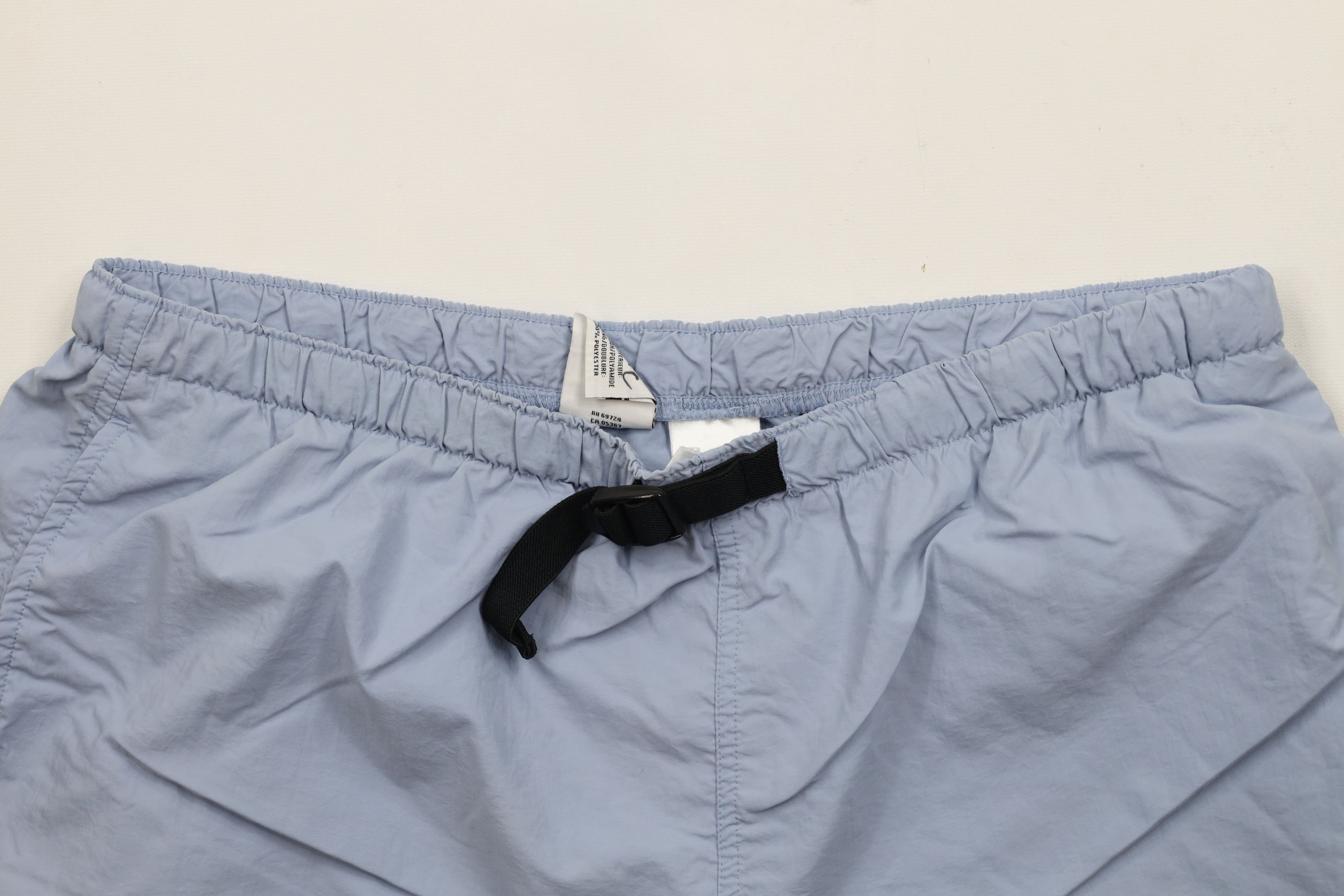 Columbia × Vintage Vintage 90s Columbia Belted Hiking Shorts Light Blue Nylon Size 34" / US 12 / IT 48 - 2 Thumbnail