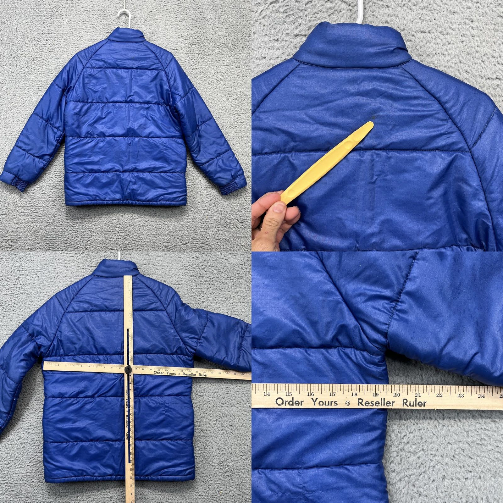 Vintage VINTAGE Kmart Puffer Jacket Mens Large Blue Water Repellent Quilted Nylon 90s Size US L / EU 52-54 / 3 - 8 Thumbnail