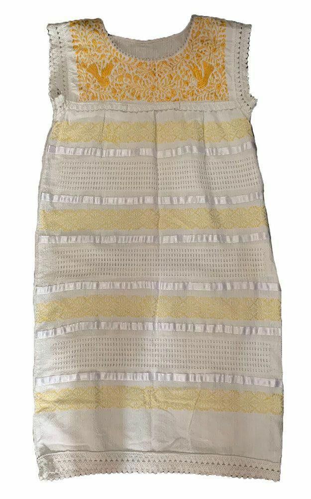 Designer Pre Owned White Loomed Dress L Size L / US 10 / IT 46 - 2 Thumbnail