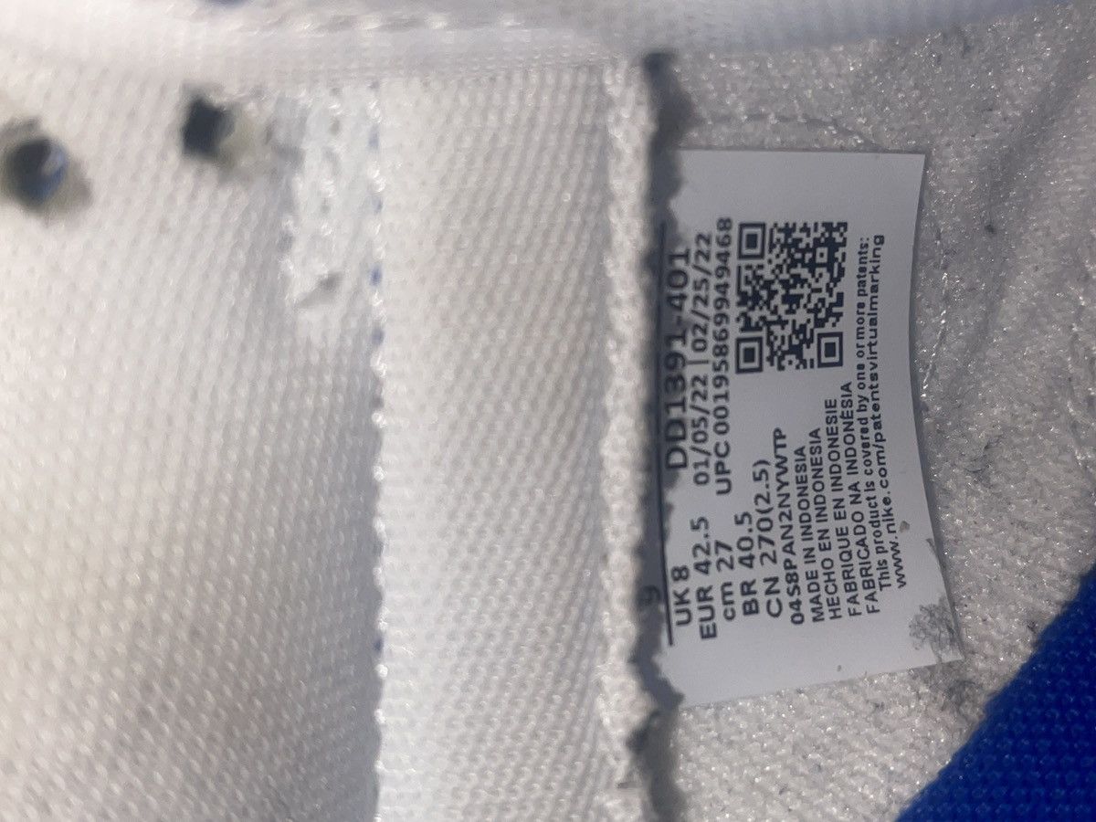 Nike Racer Blue Dunk Low Size US 9 / EU 42 - 2 Thumbnail