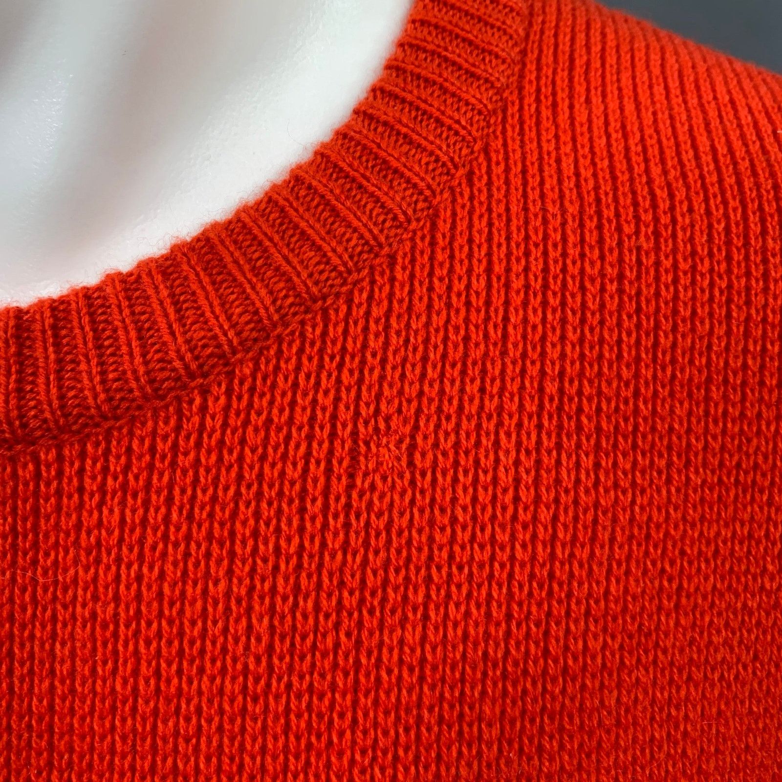 John Elliott JOHN ELLIOTT Size S Red Cashmere Crew Neck Sweater Size US S / EU 44-46 / 1 - 4 Thumbnail