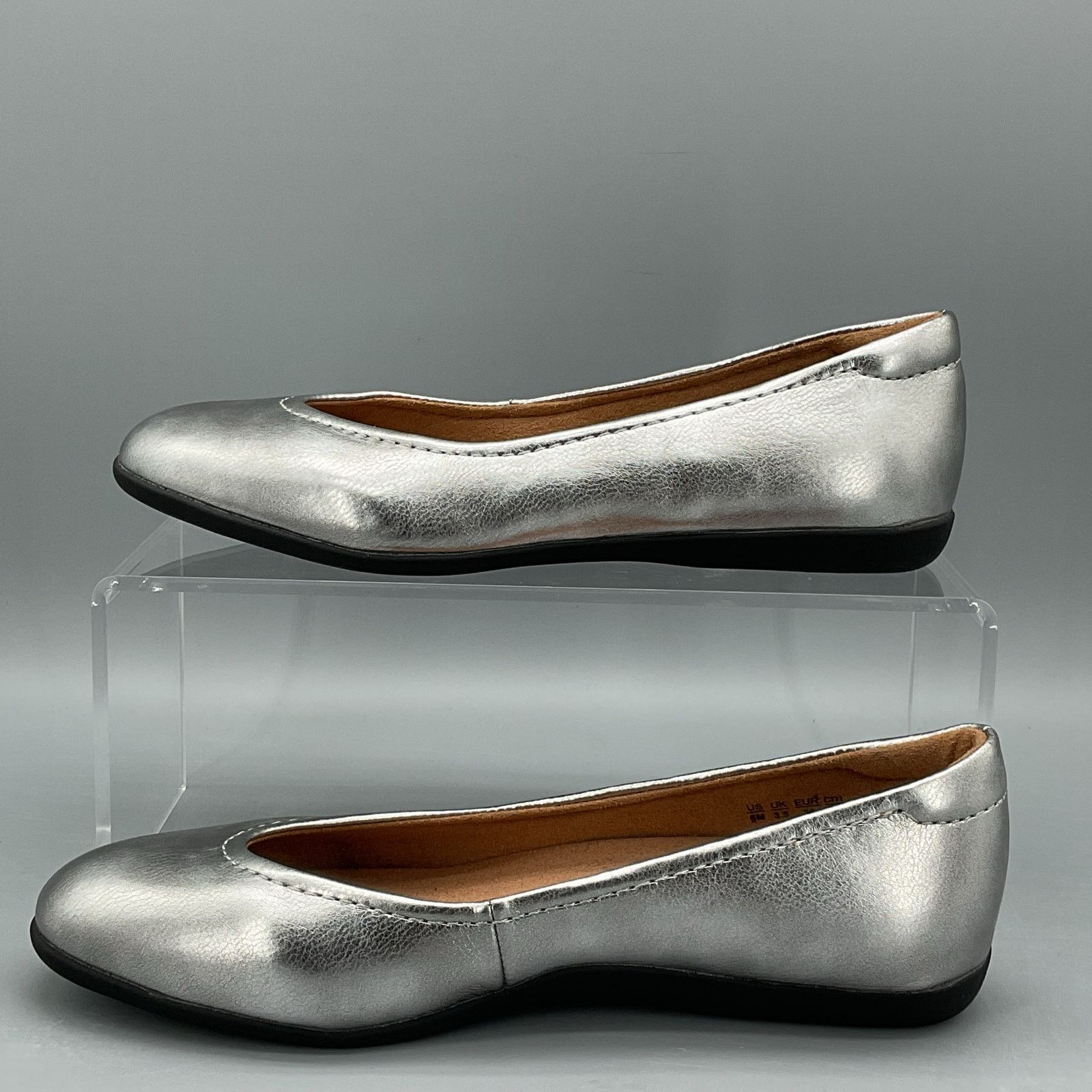 Other NEW Naturalizer Women’s Vivienne Ballet Flats Pewter Size 6M Size US 6 / IT 36 - 2 Thumbnail