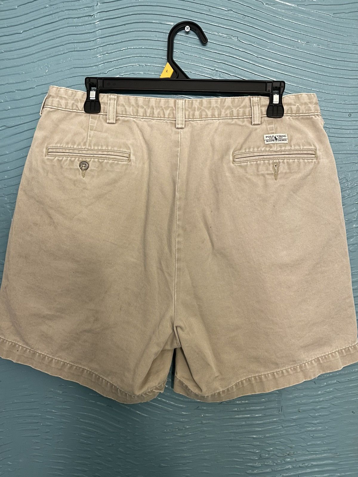 Polo Ralph Lauren Men’s Polo Ralph Lauren tan flat front shorts Size US 34 / EU 50 - 3 Thumbnail