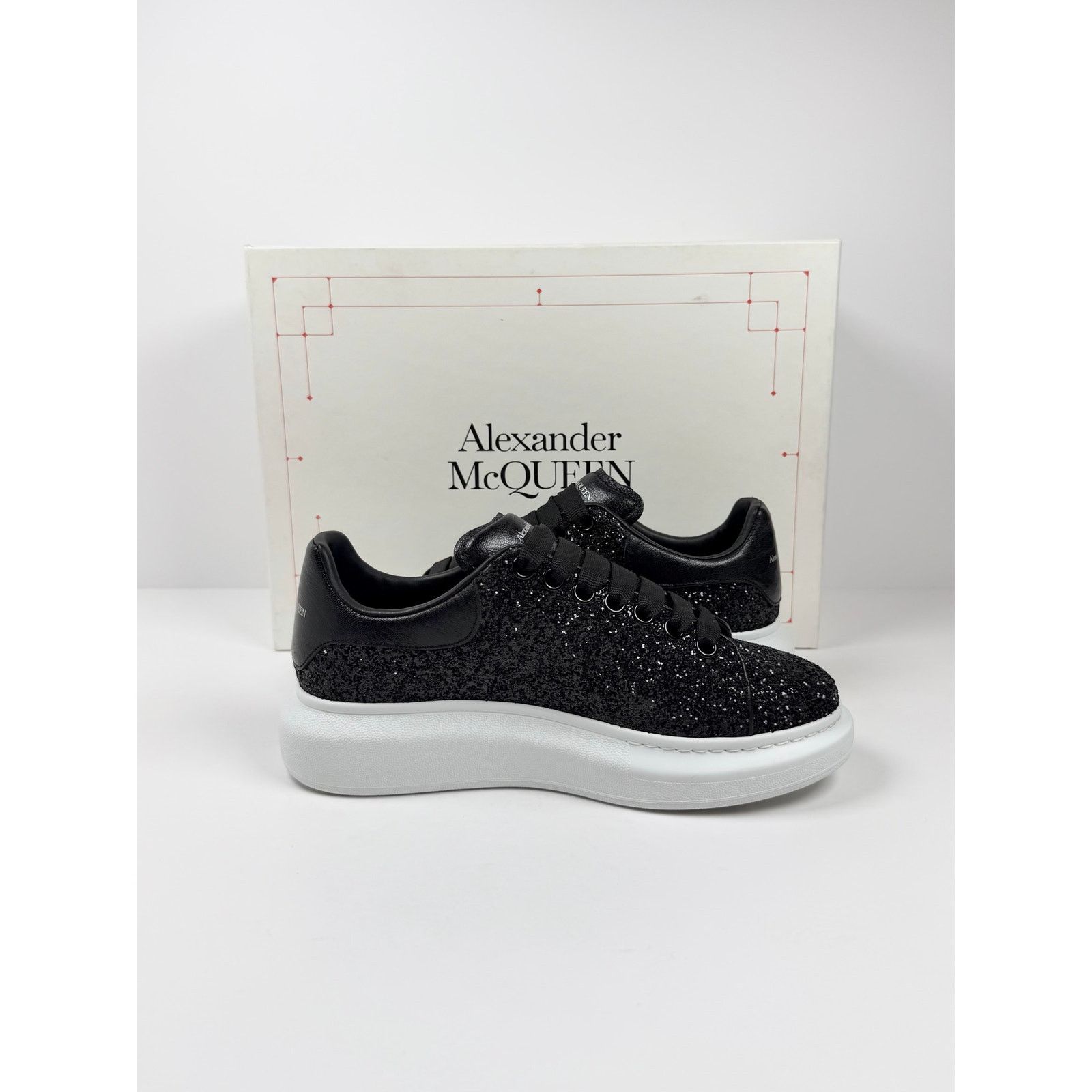 Alexander McQueen Size 7.5 - Alexander McQueen Black Crystals WORN 1X! Size US 7.5 / EU 40-41 - 5 Thumbnail