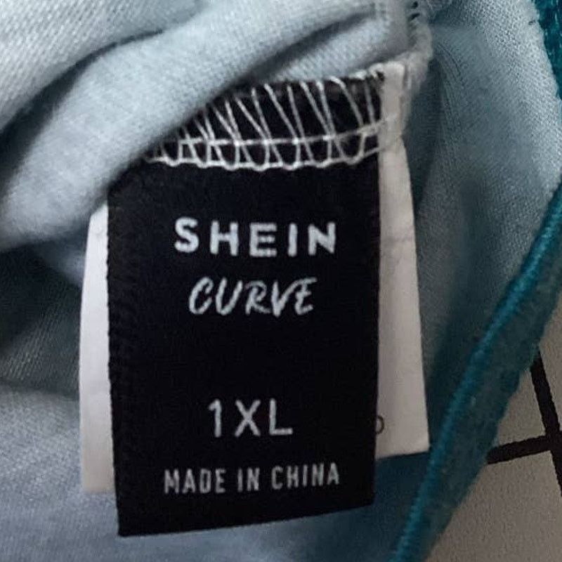 Shein SHEIN Curve Womens 1X Short Sleeve Polyester Shirt Size XL / US 12-14 / IT 48-50 - 5 Thumbnail