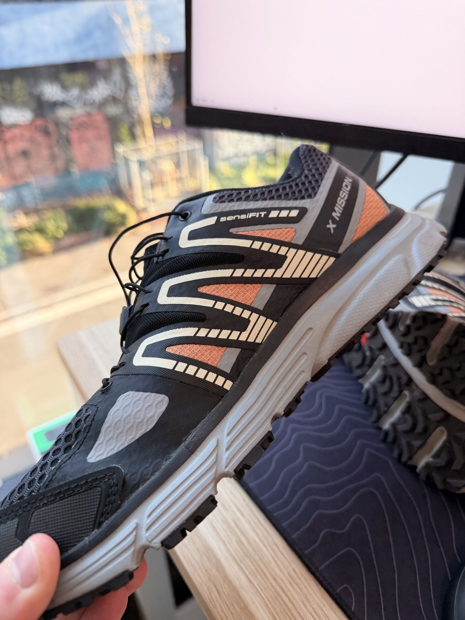 Salomon Salomon Black X Mission 4 Running Shoes (Size UK 8.5) Size US 10.5 / IT 40.5 - 4 Thumbnail