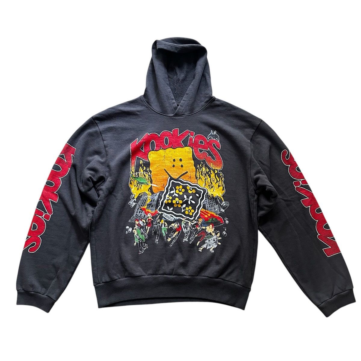 Kapital KAPITAL Hooded Sweatshirt (BUSTER PECKISH RAINBOWY pt) Size US L / EU 52-54 / 3 - 1 Thumbnail