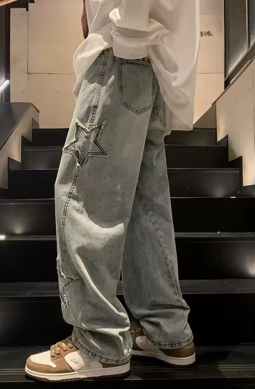 Japanese Brand Youth Streetwear Denim Trousers Size US 34 / EU 50 - 9 Thumbnail