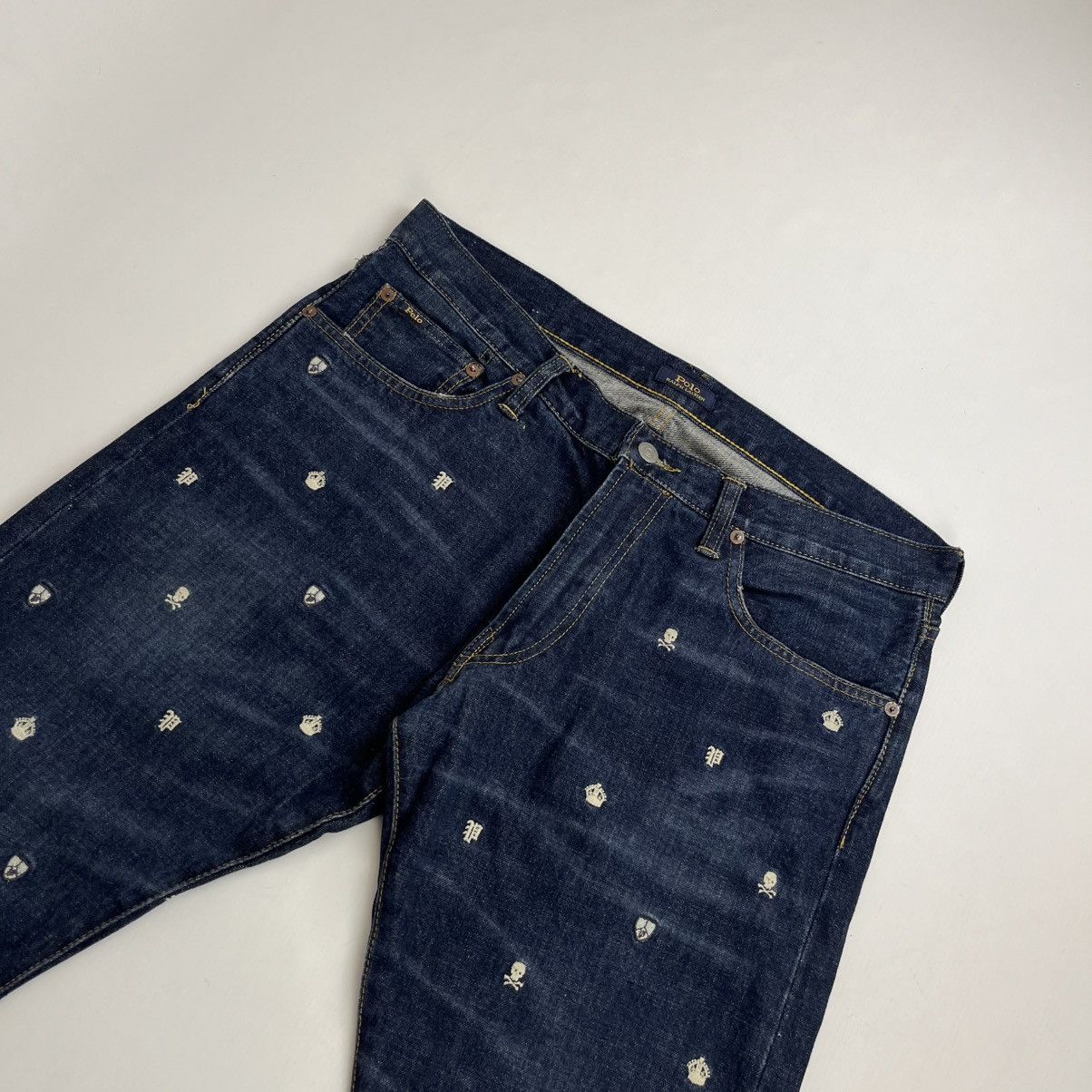Polo Ralph Lauren Men's Jeans Ralph Lauren Polo sullivan slim embroidered jean Size US 34 / EU 50 - 6 Thumbnail
