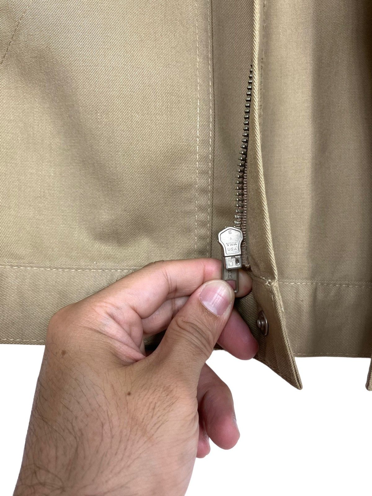 Stussy Rare‼️ Vintage Stussy Khaki Snap Button Shirt Made in Usa Size US S / EU 44-46 / 1 - 11 Thumbnail