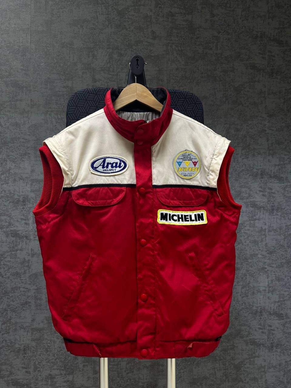 Dainese × Vintage Vintage Dainese Michelin West MOTO Big Logo Jacket Size US L / EU 52-54 / 3 - 5 Thumbnail
