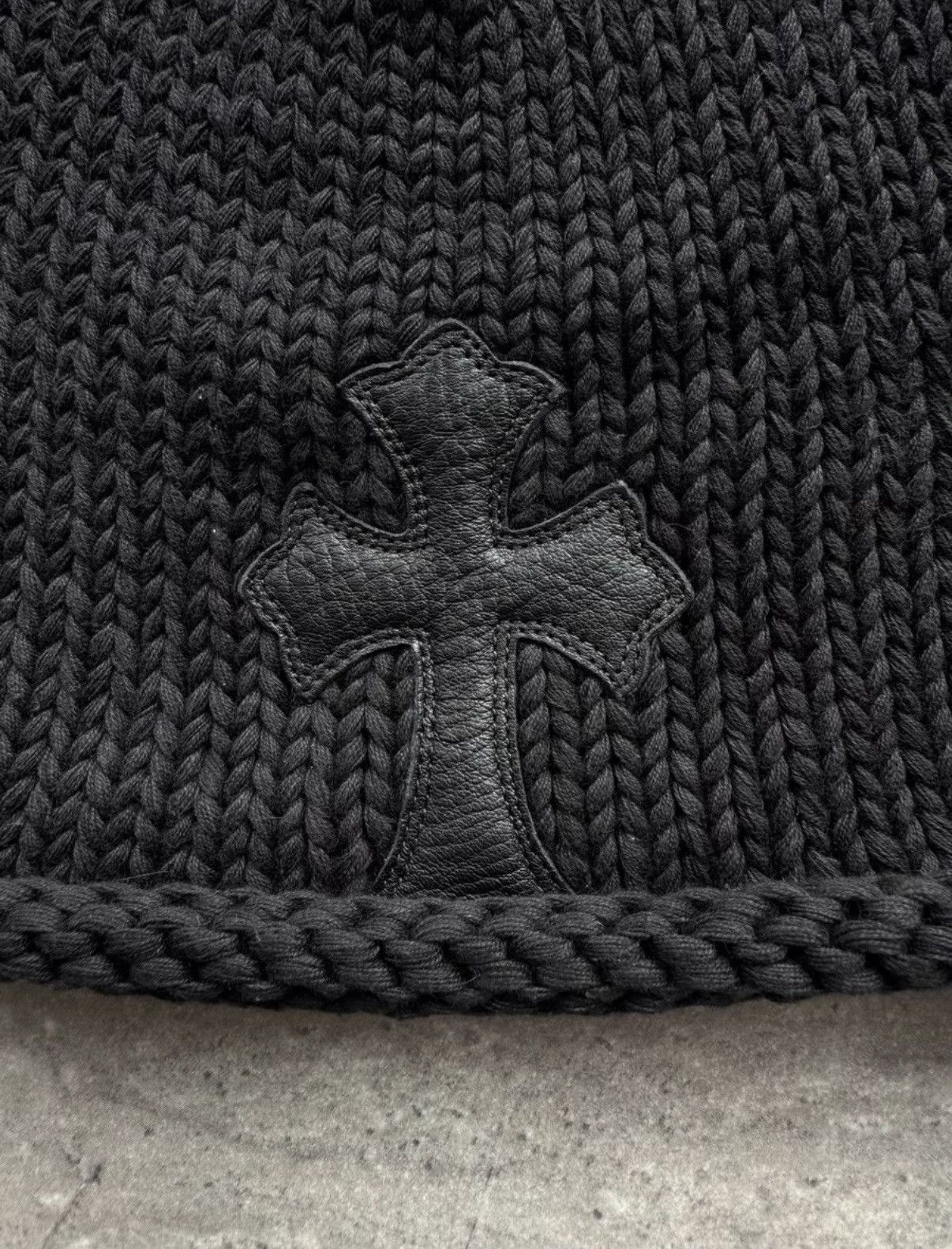 Chrome Hearts Chrome Hearts Cross Patch Beanie Size ONE SIZE - 3 Thumbnail