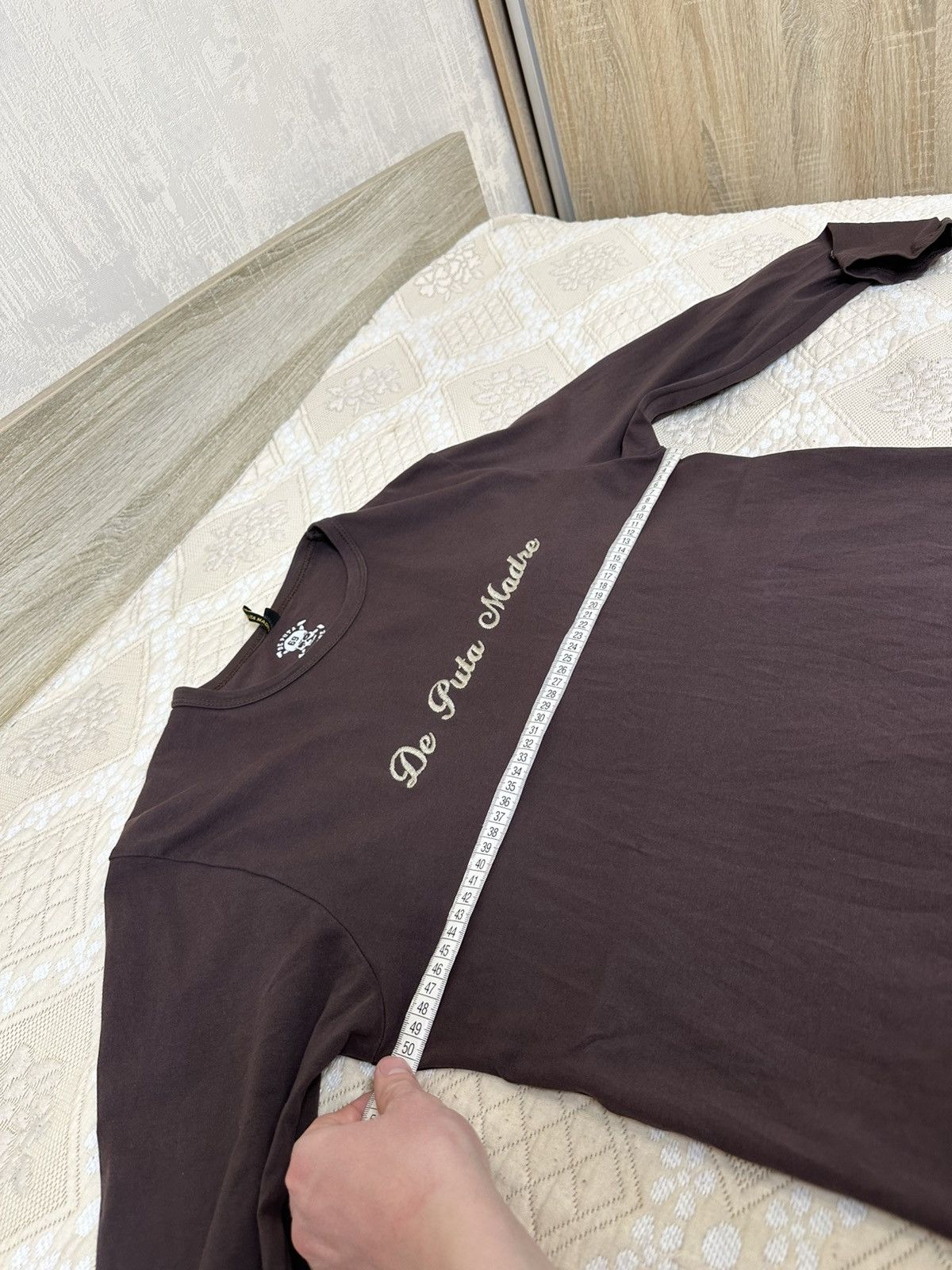 Vintage 🔥 DE PUTA MADRE GIGOLO LATINO Rare Long Sleeve Tee Shirt Y2K Size US L / EU 52-54 / 3 - 10 Thumbnail