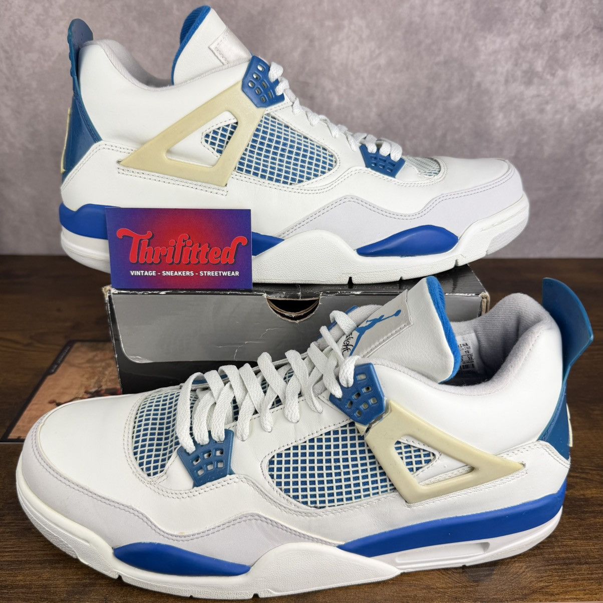 Jordan Brand NEW Jordan 4 Retro Military Blue 2006 Size 15 308497-141 OG Size US 15 / EU 48 - 1 Thumbnail