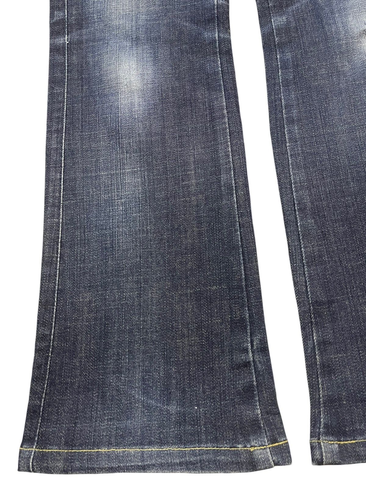 Hysteric Glamour Vintage Japanese Brand Blue Faded Wash Style Bootcut Jeans Size US 30 / EU 46 - 6 Thumbnail