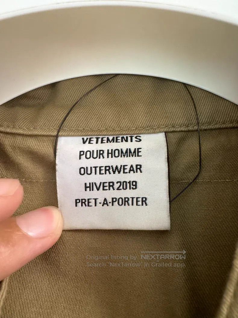 Vetements VETEMENTS Plaid Patchwork Khaki Destroyed Fringe Harringto Size US L / EU 52-54 / 3 - 7 Thumbnail
