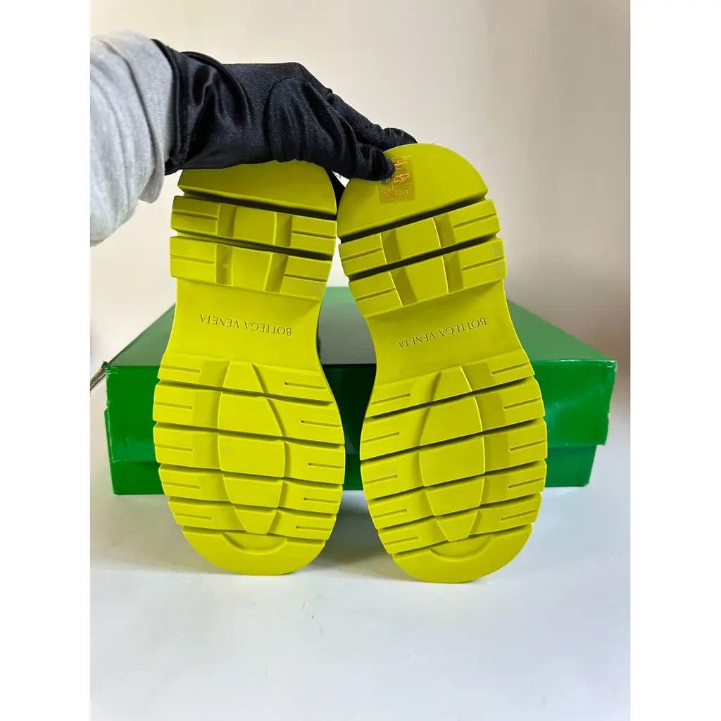 Bottega Veneta o1n1vont1224 Tire Chelsea Boots in Black/Yellow Size US 9.5 / IT 39.5 - 5 Thumbnail