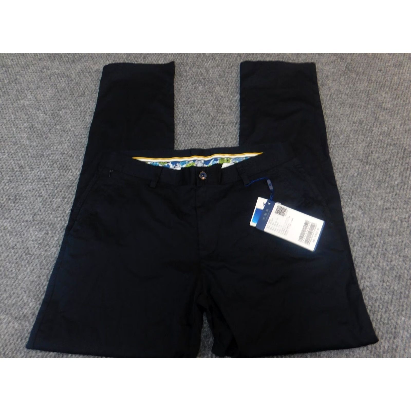 Camel Camel Mens Dress Pants 34x30 Blue Straight Regular Pants Size US 34 / EU 50 - 2 Thumbnail