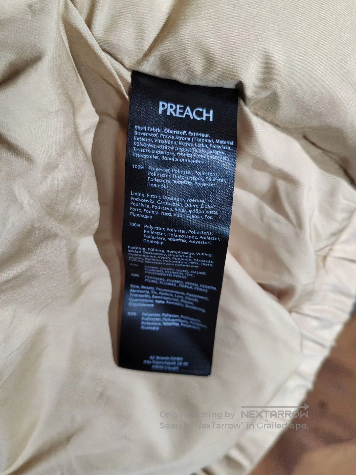 Preach PREACH Duck Down Jacket Workwear Style. Size US M / EU 48-50 / 2 - 7 Thumbnail