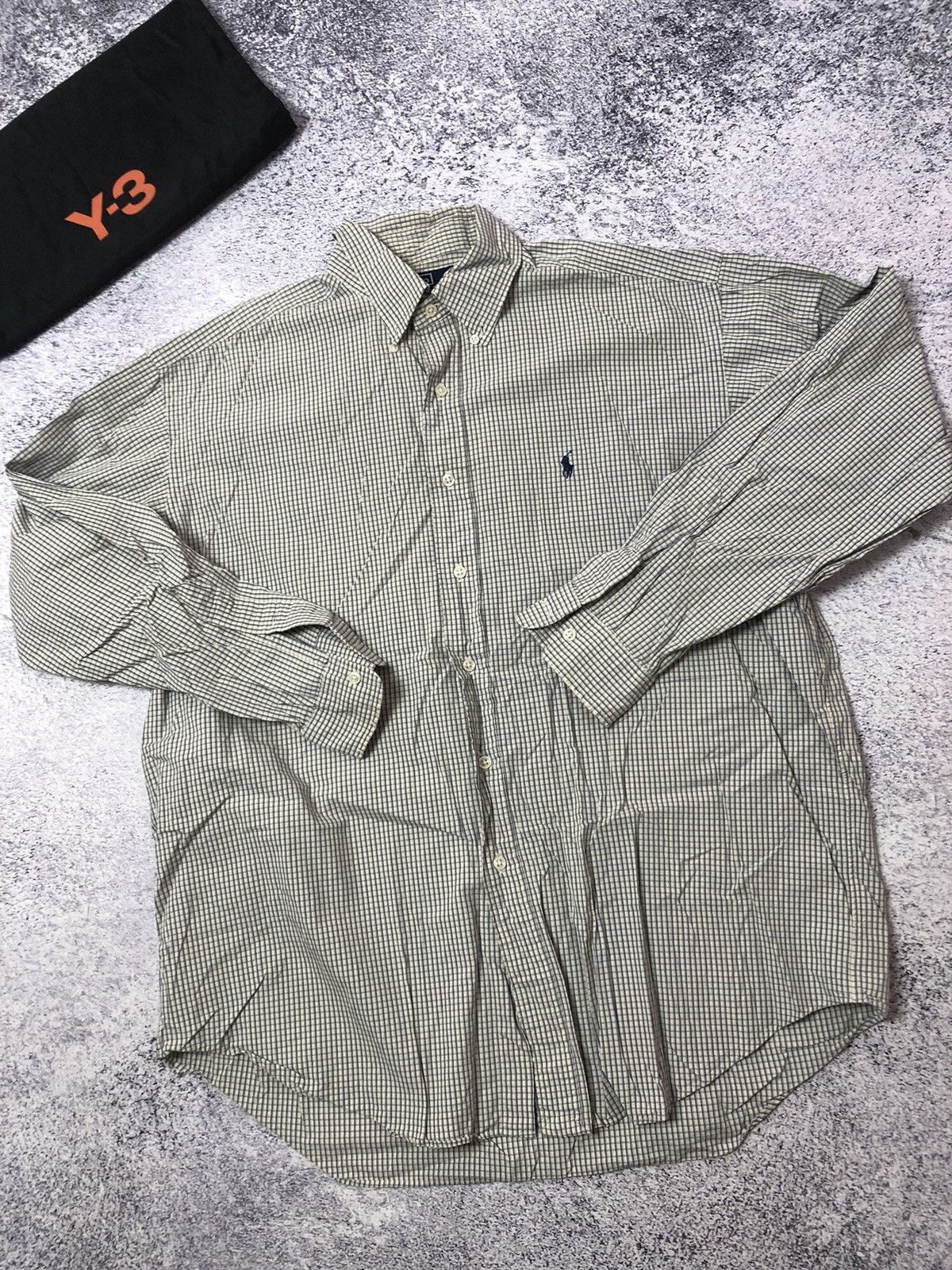 Polo Ralph Lauren Men’s vintage polo Ralph Lauren size L y2k drill ykk Size US L / EU 52-54 / 3 - 2 Thumbnail