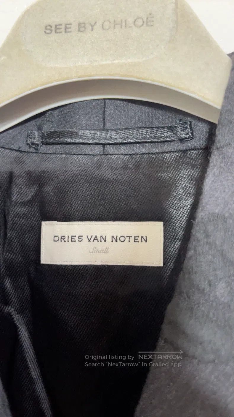 Dries Van Noten Dries Van Noten A thin wool embossed jacquard mid-length c Size S / US 4 / IT 40 - 2 Thumbnail
