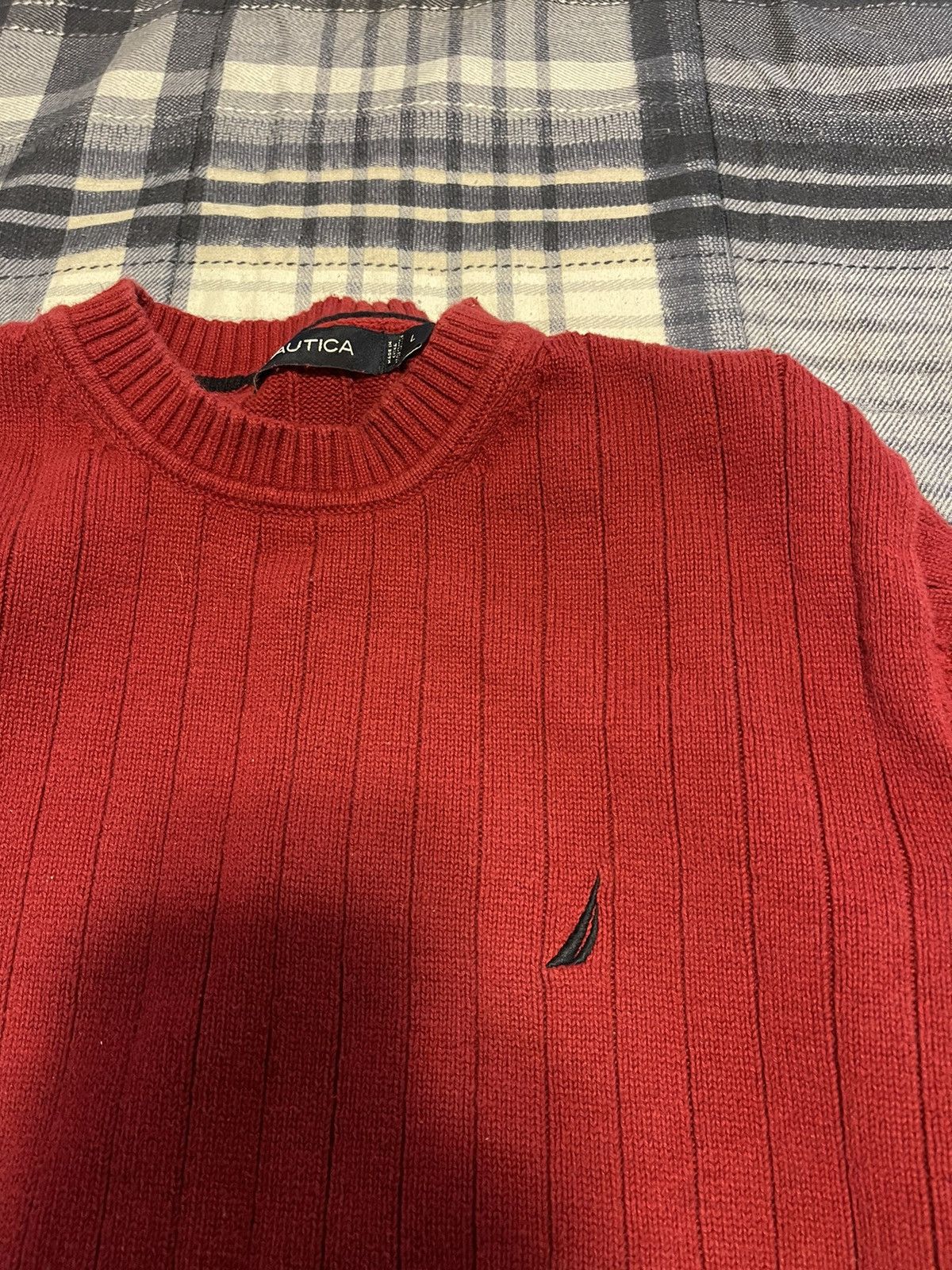 Nautica × Vintage Vintage Náutica Sweater Size US L / EU 52-54 / 3 - 3 Thumbnail