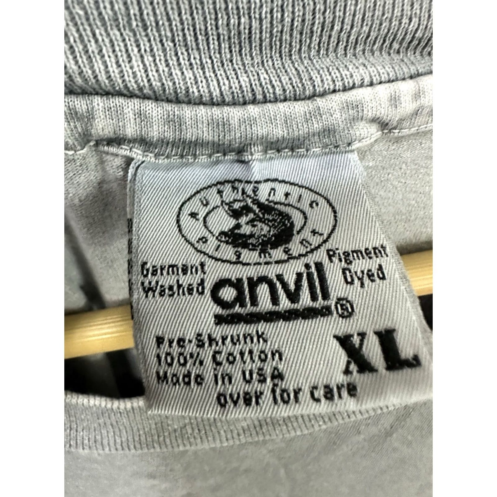Anvil VTG Moe The Band Promo Short Sleeve Anvil 90s T-Shirt XL Gray Mens Shirt Size US XL / EU 56 / 4 - 3 Thumbnail