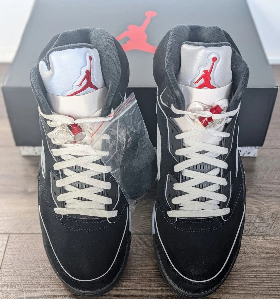 Jordan Brand Jordan 5 OG “Black Metallic” Reimagined Size US 12 / EU 45 - 4 Thumbnail