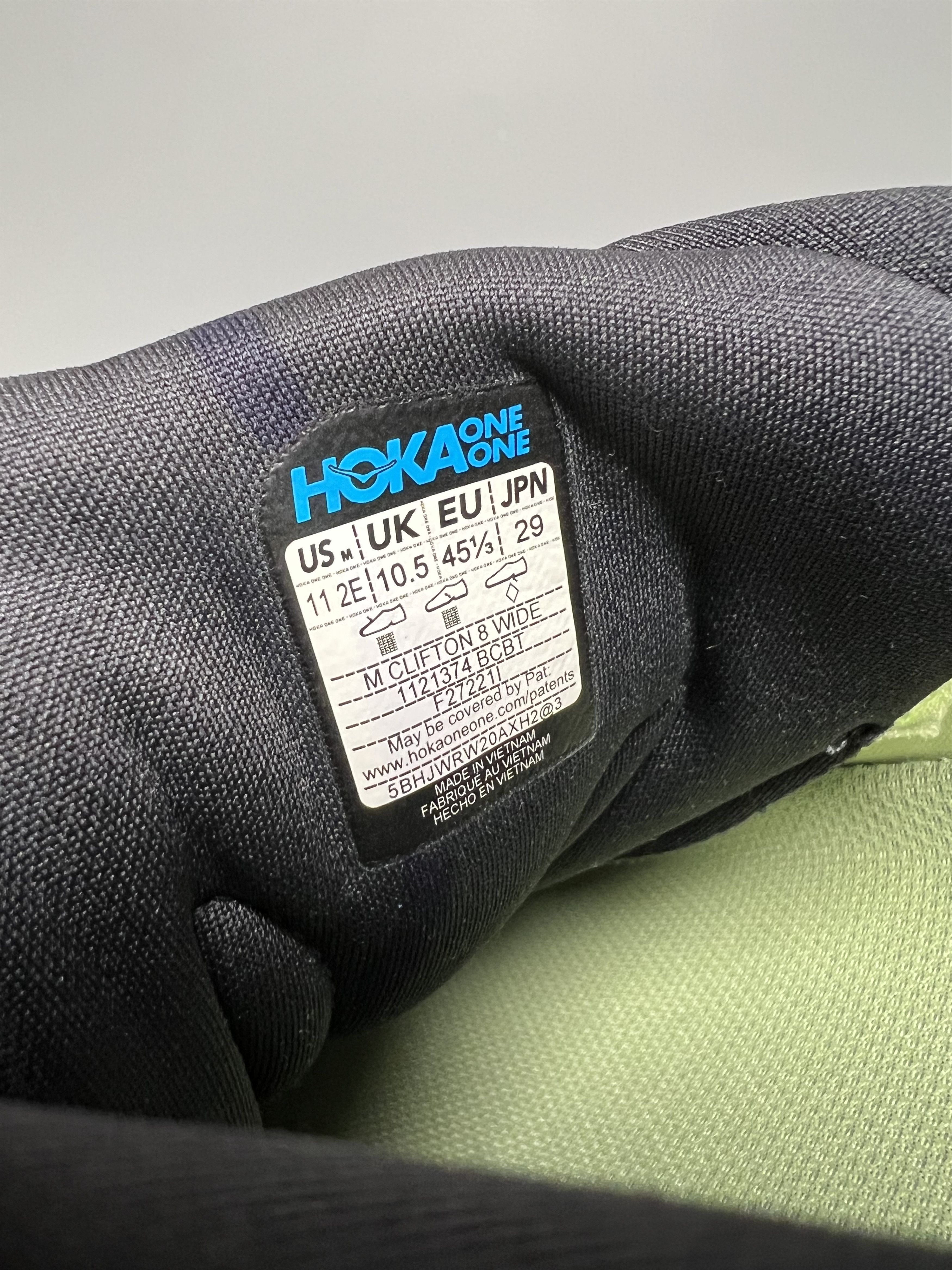 Hoka 11 EE Hoka One One Clifton 8 Wide Running Shoes Size US 11 / IT 41 - 10 Thumbnail