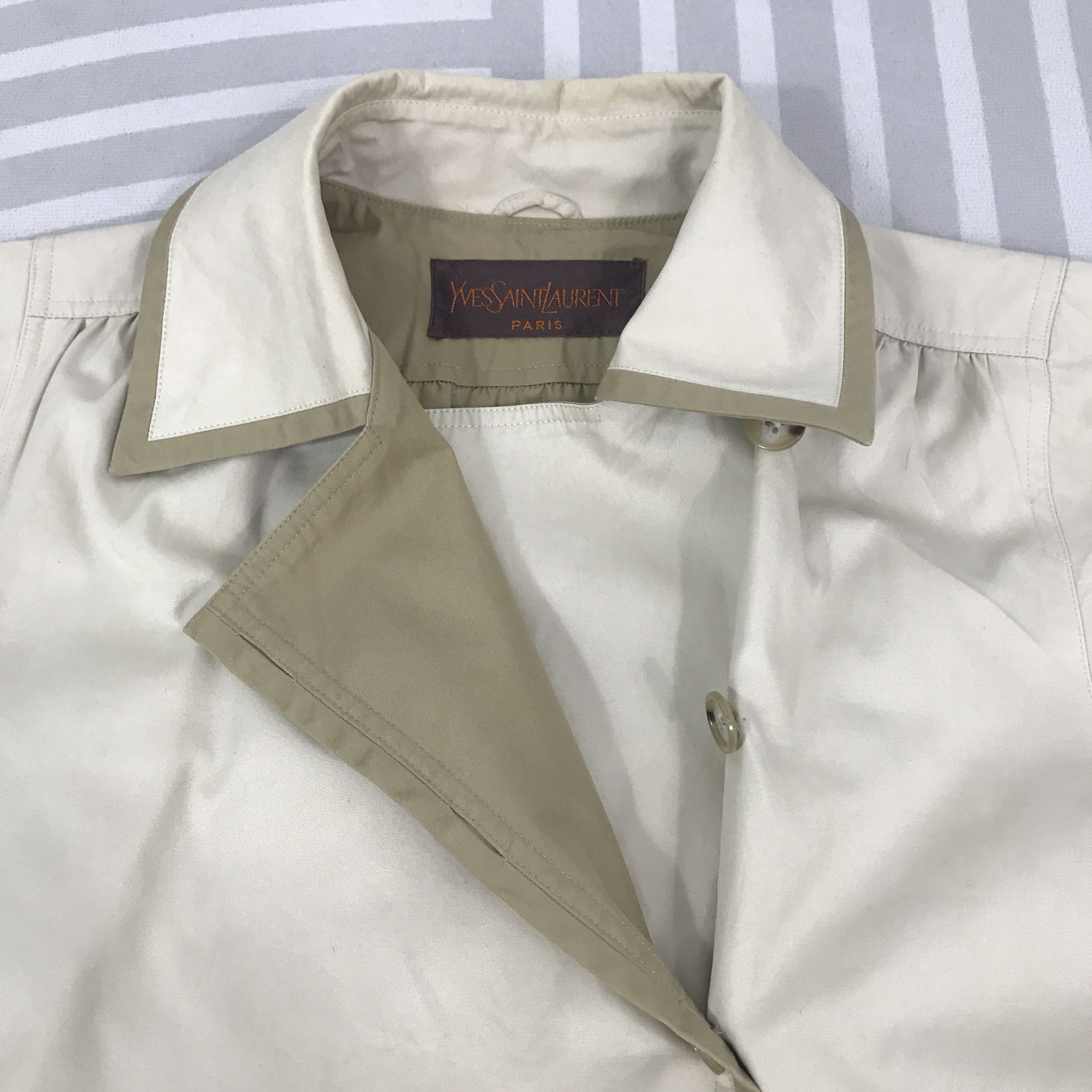 Yves Saint Laurent Vintage YvesSaintLaurent Long Coat Jacket K73B2 Size US L / EU 52-54 / 3 - 7 Thumbnail