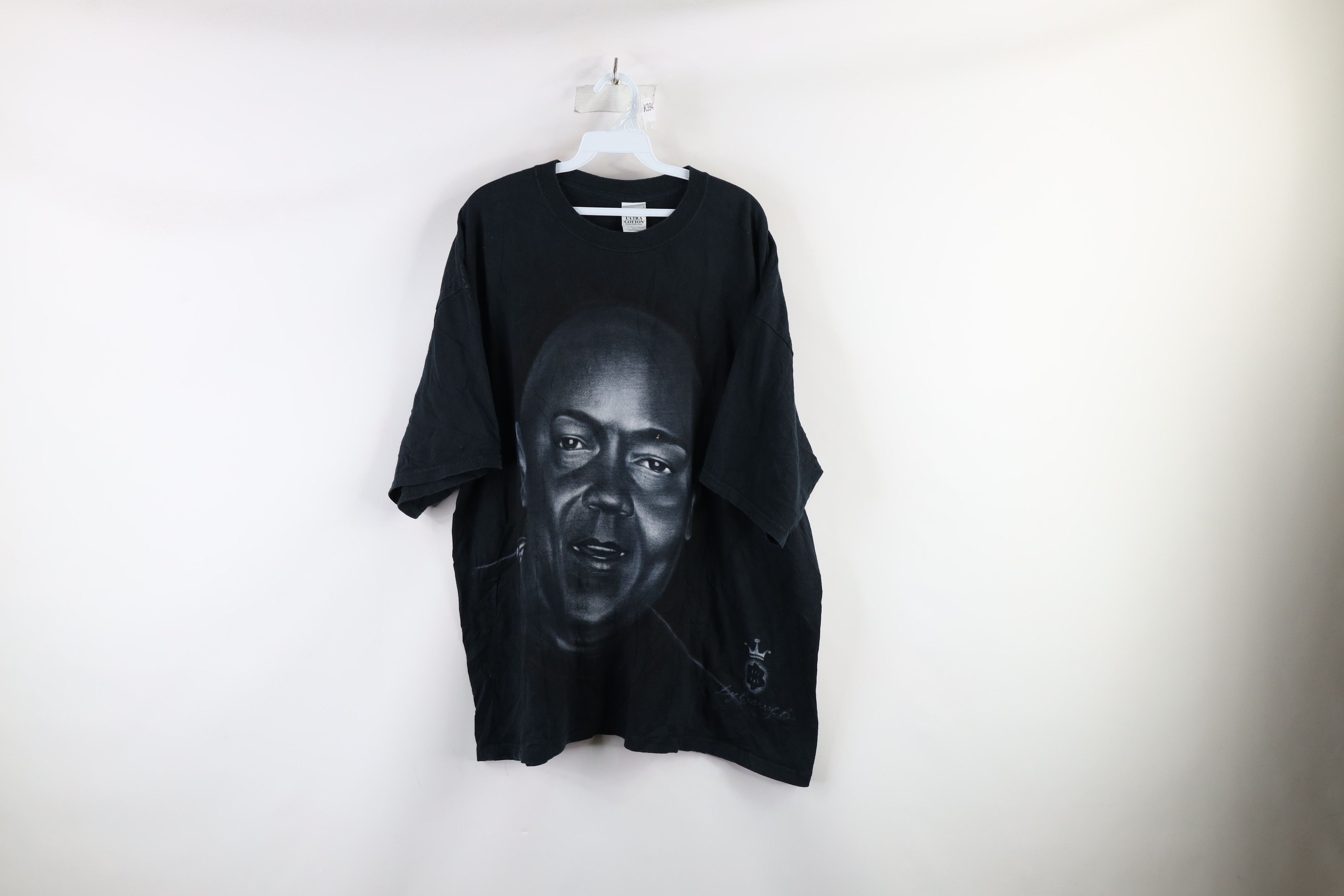 Vintage Vintage Y2K Streetwear Rap Hip Hop Air Brushed T-Shirt Black Size US XXL / EU 58 / 5 - 1 Thumbnail