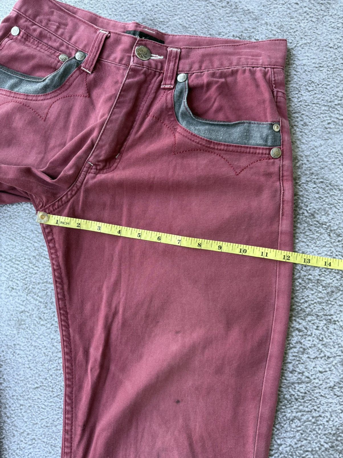 If Six Was Nine × Japanese Brand × Le Grande Bleu (L.G.B.) Wild life flared jeans pants skull button Ifsixwasnine lgb Size US 30 / EU 46 - 11 Thumbnail