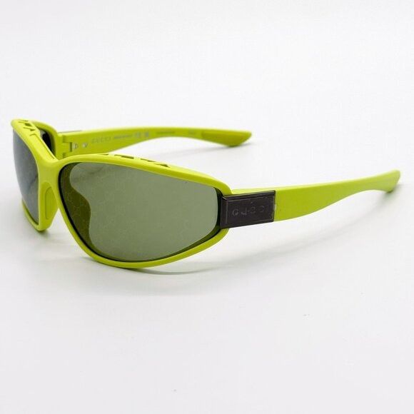 Gucci NEW GUCCI SUNGLASSES GREEN MEN EYEWEAR GUCCI GG2011S 002 Size ONE SIZE - 5 Thumbnail