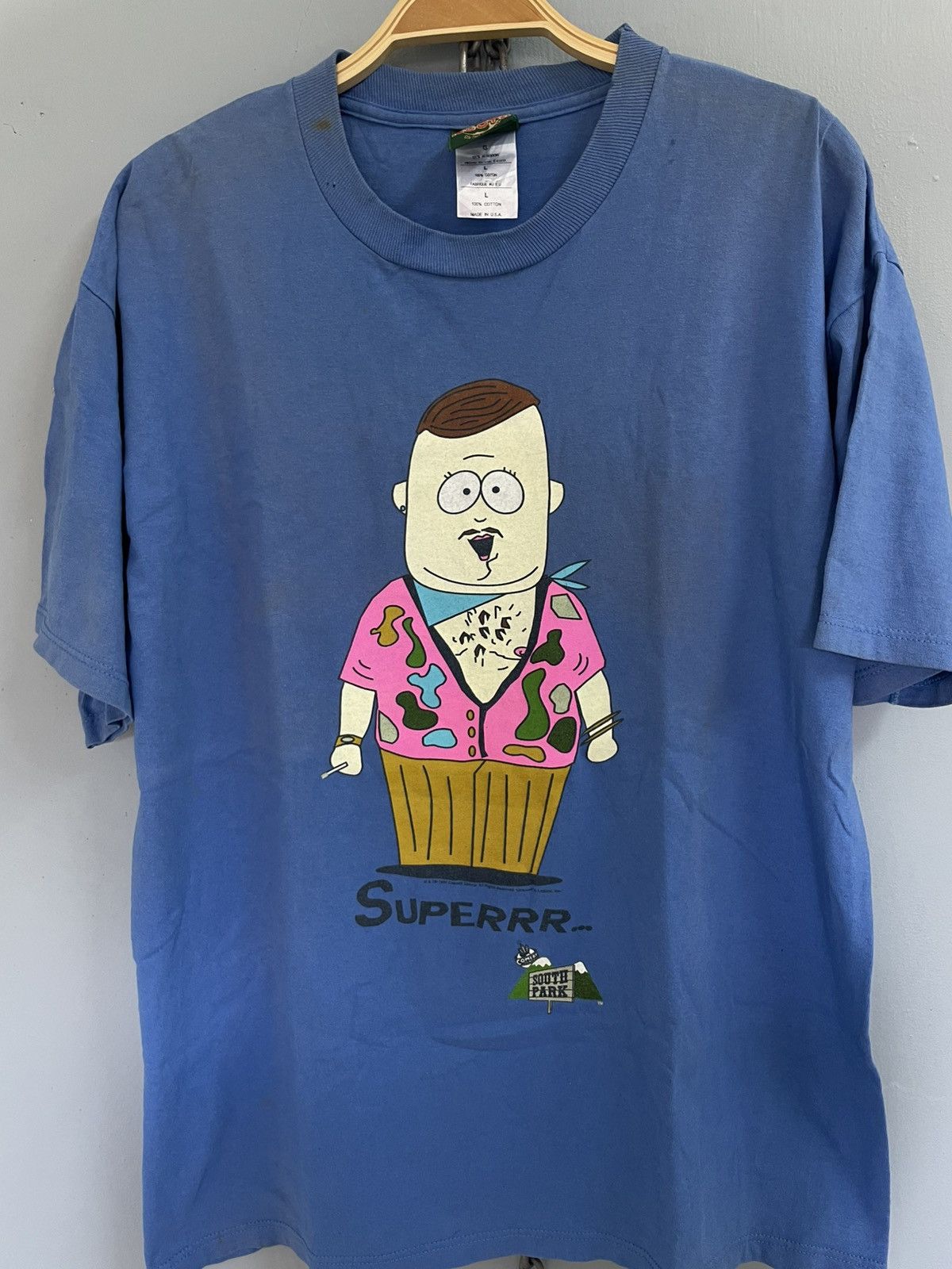 Cartoon Network Vintage 90s South Park Superrr.. comedy central promo tahirt Size US L / EU 52-54 / 3 - 3 Thumbnail