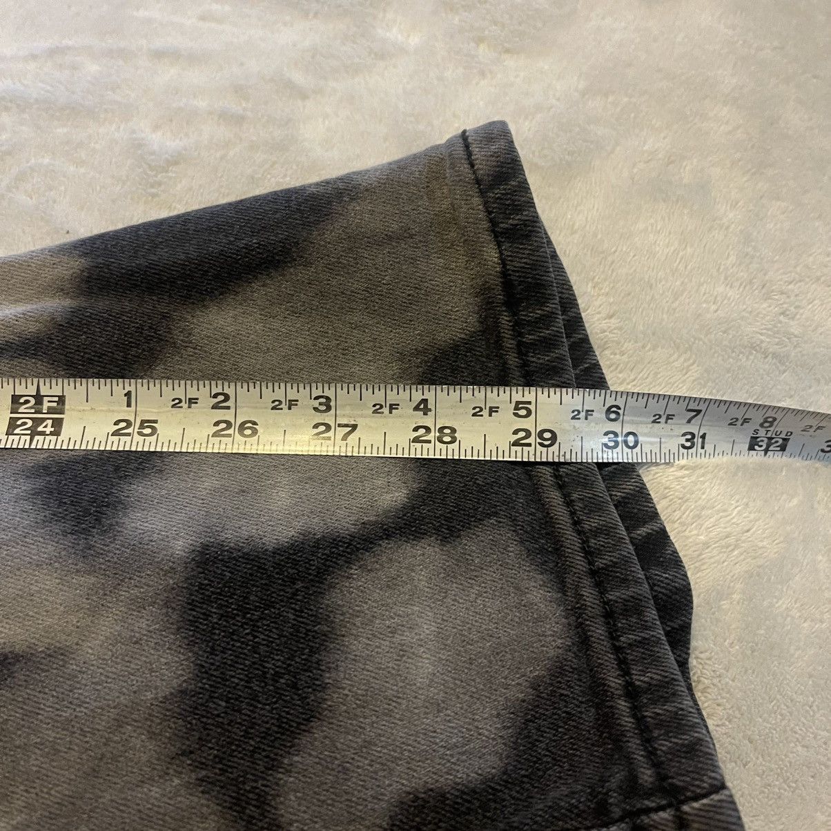 Other Wild Fable Jeans Women 16 Black Tie Dye Button Fly (32x30) Size 32" / US 10 / IT 46 - 8 Thumbnail